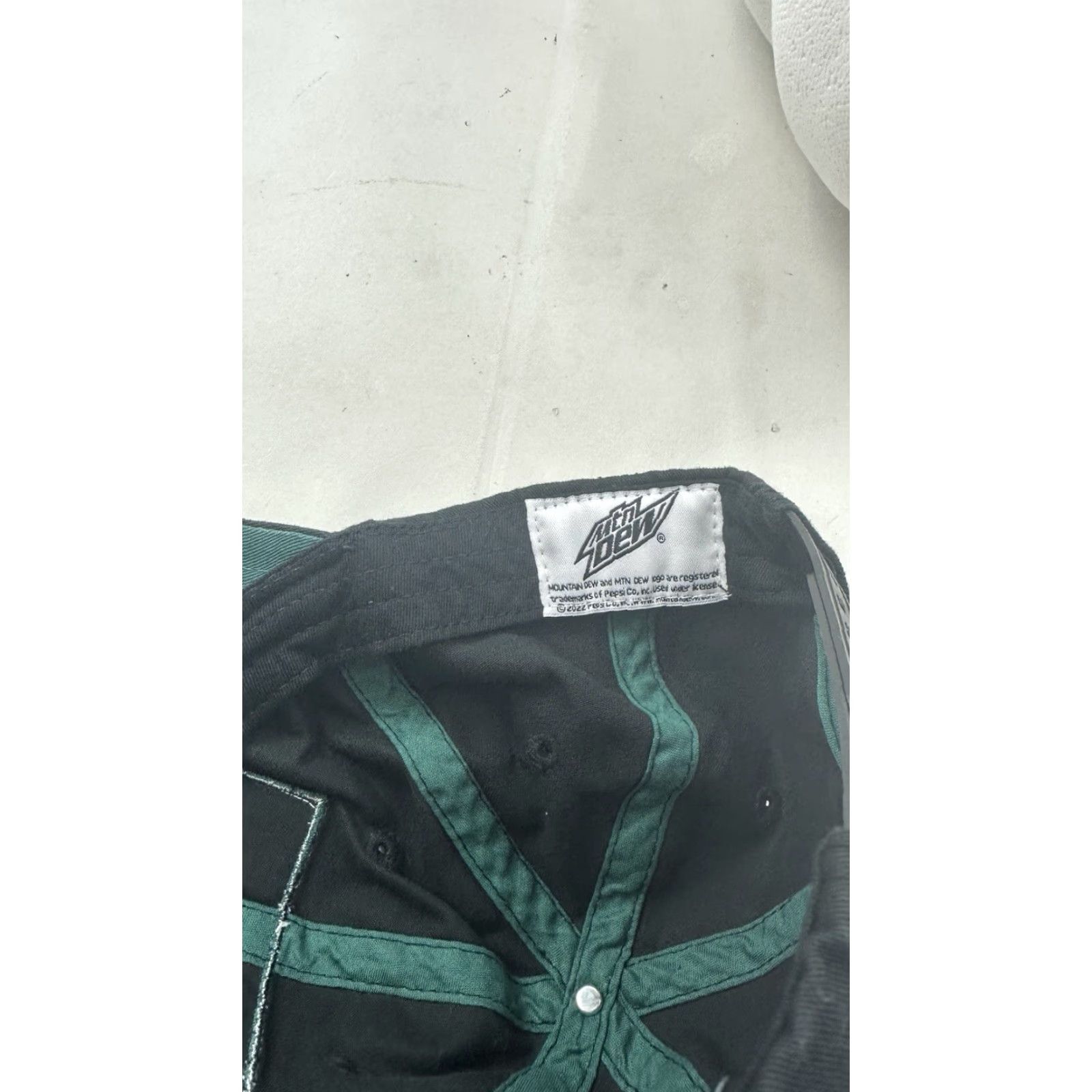 Vintage Mountain Dew Hat Men’s OS Black SnapBack Size ONE SIZE - 5 Thumbnail