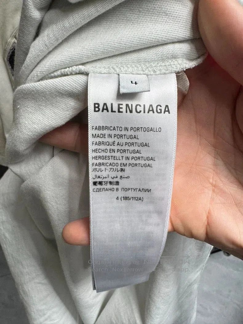 Balenciaga Balenciaga white Manchester United vintage short sleeved sh Size US XL / EU 56 / 4 - 4 Thumbnail