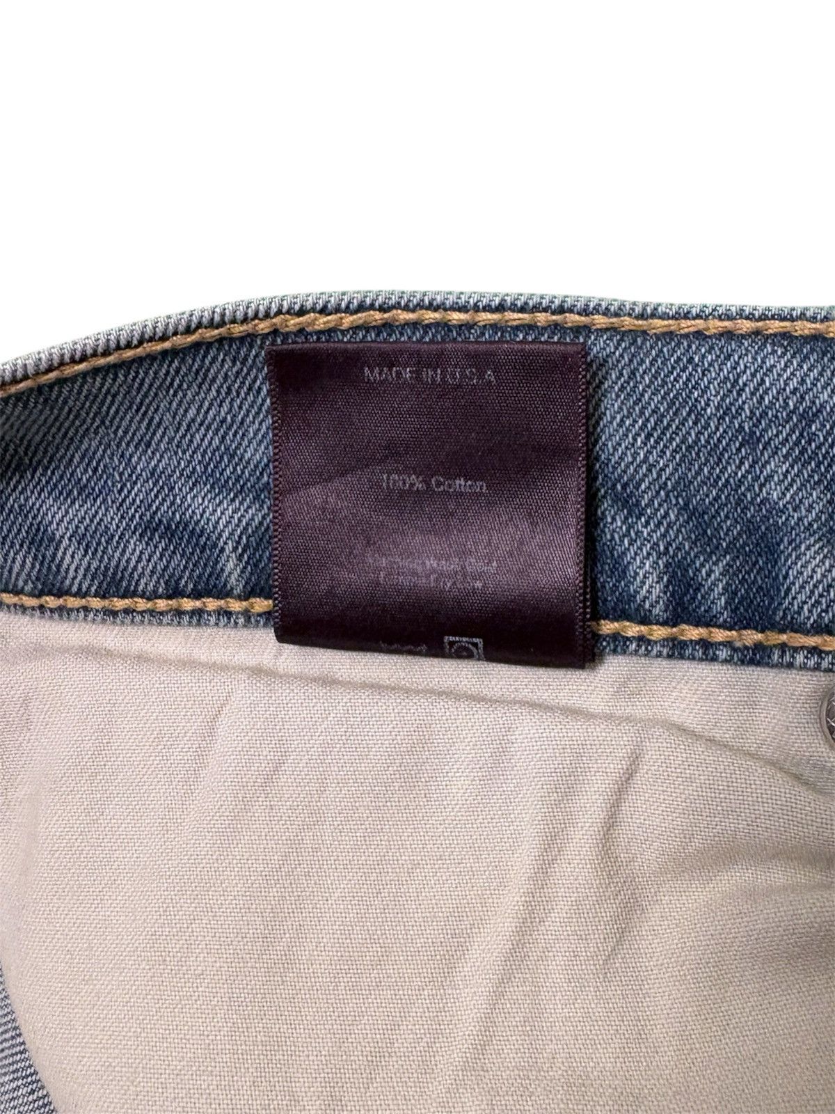 Rhude Rhude Curve Zip Detailed Denim Jeans Size US 32 / EU 48 - 12 Thumbnail