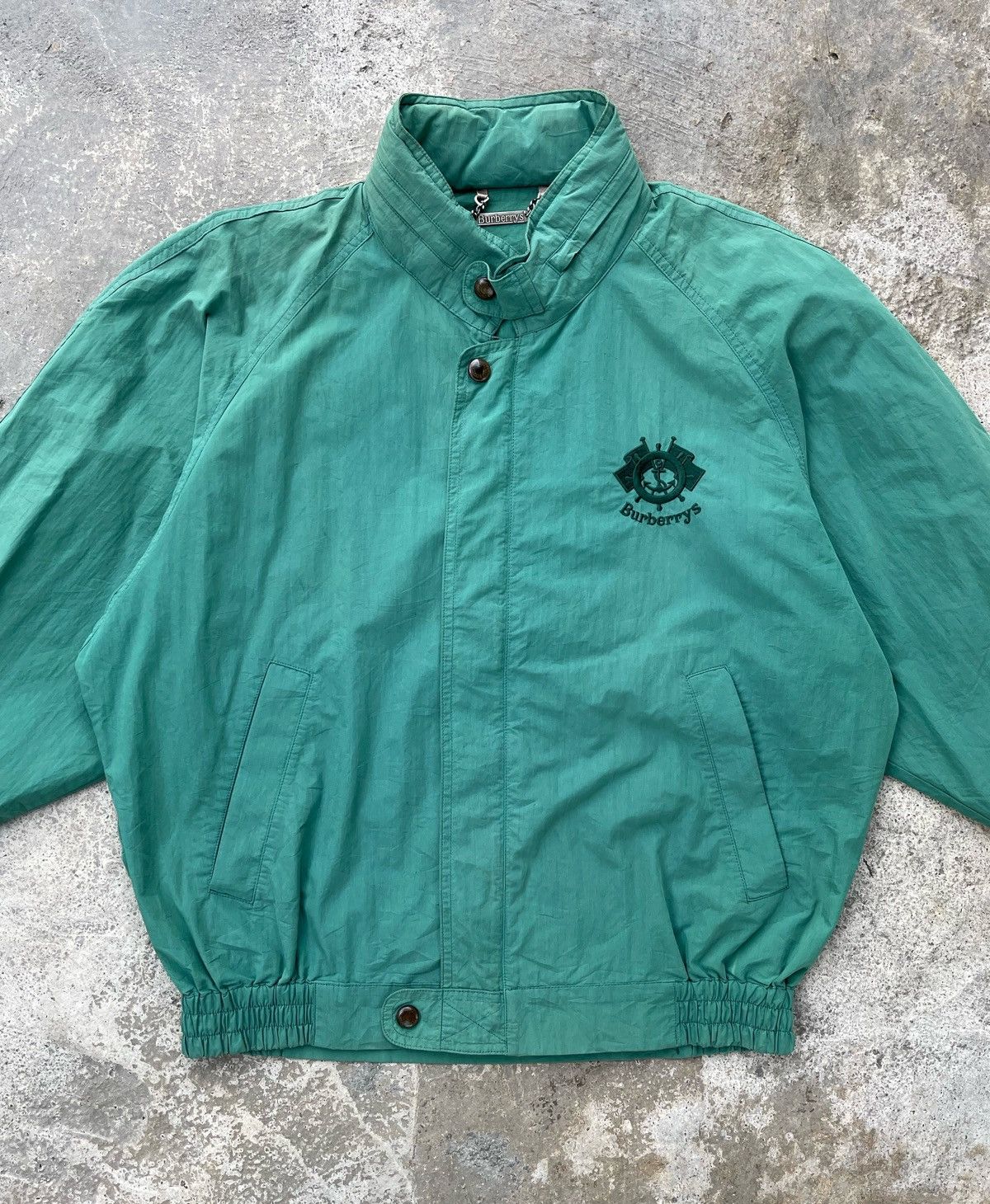 Burberry × Burberry Prorsum × Vintage 🔥Vintage Burberrys Logo Bomber Jacket With Hidden Hoodie Size US M / EU 48-50 / 2 - 4 Thumbnail
