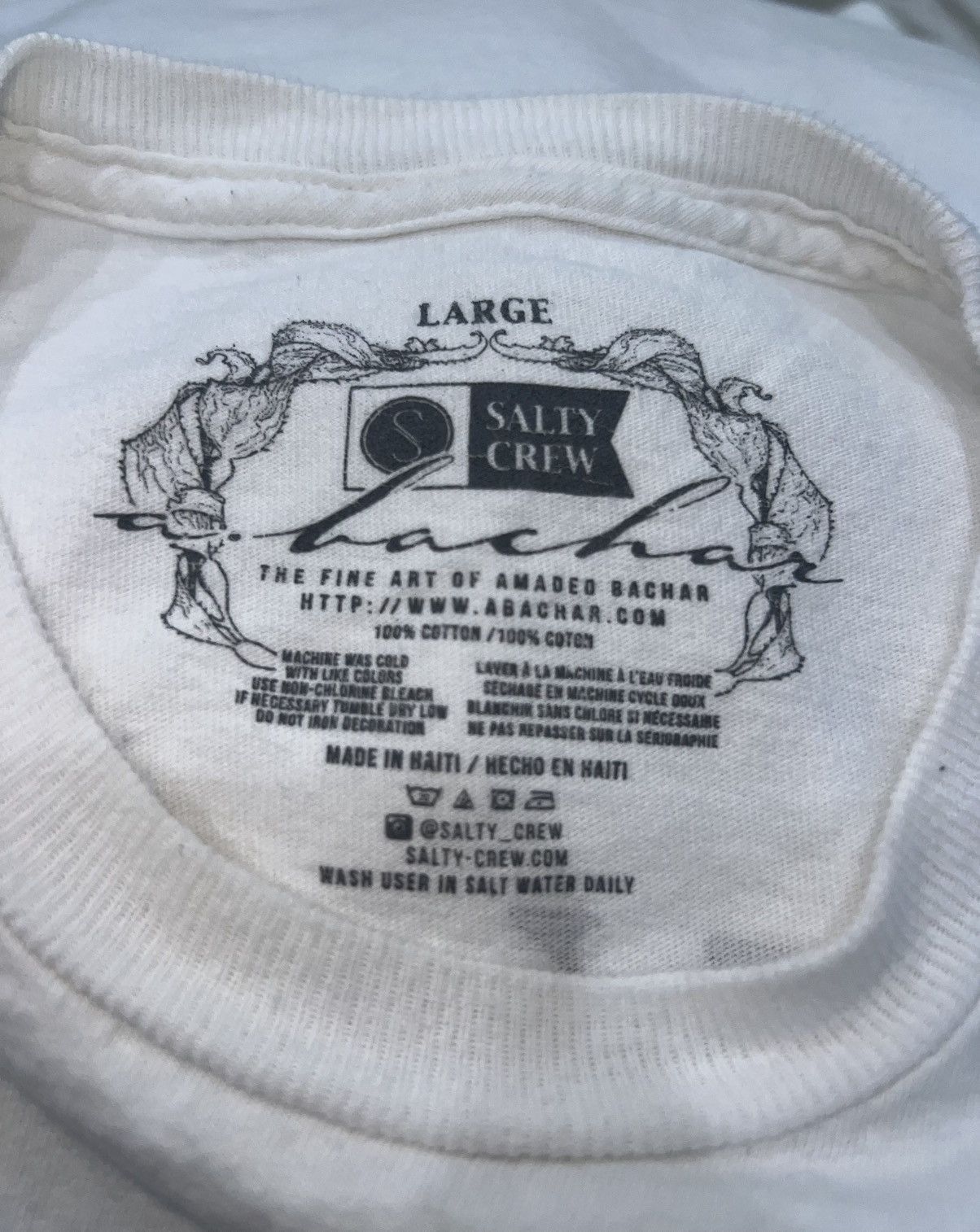 Other Salty Crew Studio Abachar T-Shirt Size US XL / EU 56 / 4 - 5 Thumbnail