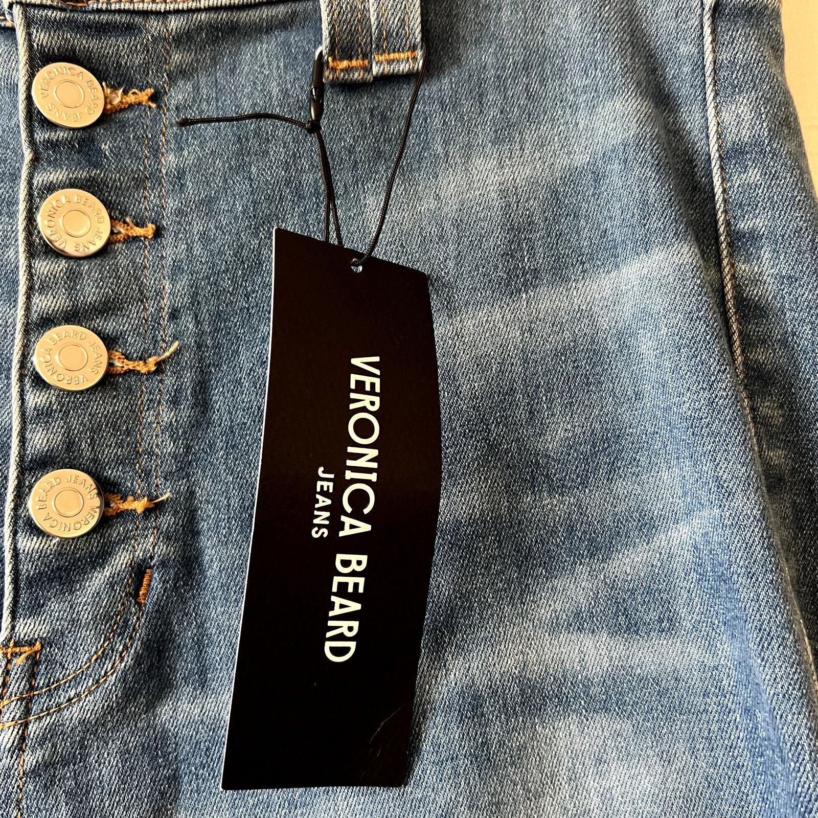 Veronica Beard Veronica Beard Sheridan Bell-Bottom Jeans lakeshore wash 29 Size 29" - 5 Thumbnail