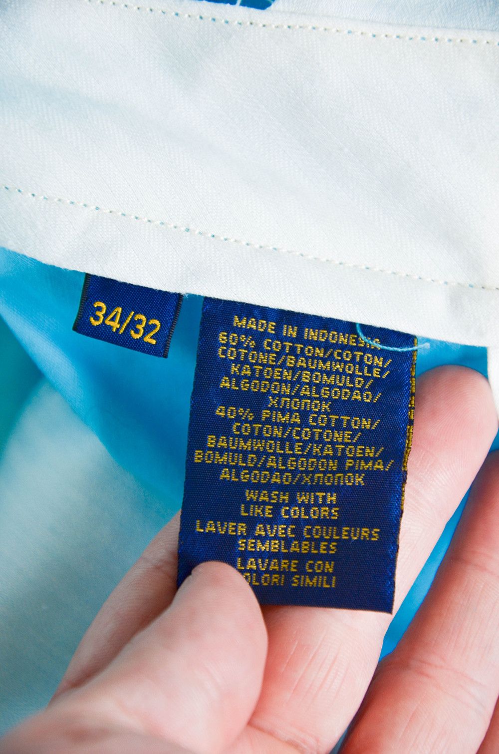Polo Ralph Lauren Polo Ralph Lauren Chino Pants – Light Blue – Size 34/32 Size US 34 / EU 50 - 12 Thumbnail