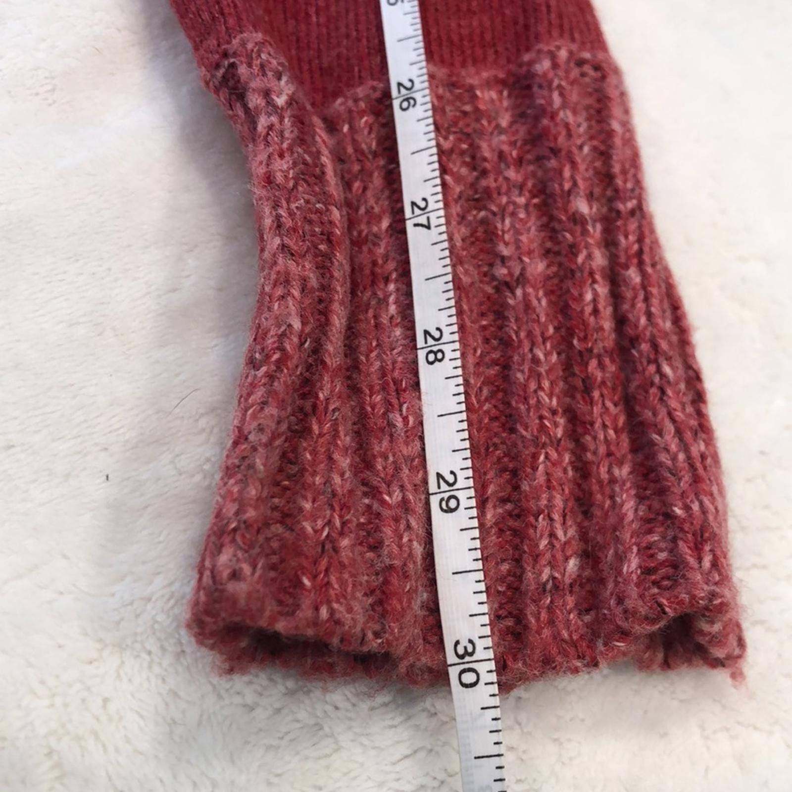 Cartoon Network Cato Rich Heather Red midi Sweater dress cable knit SZ S Size S / US 4 / IT 40 - 10 Thumbnail