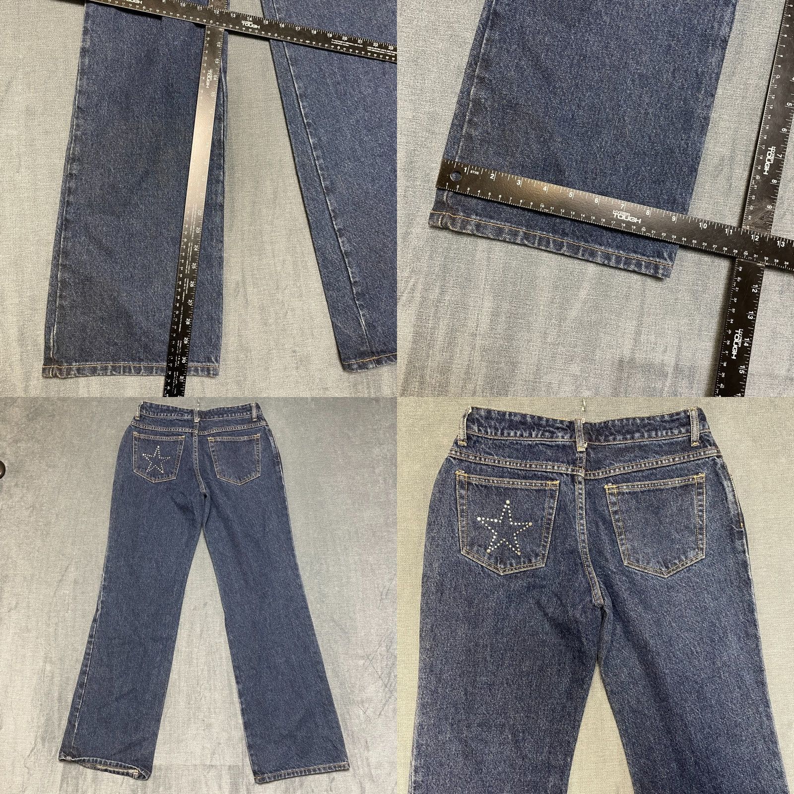 Vintage BeBop Jeans Women 9 Blue Denim Cotton Non Stretch Medium Wash Casual Bootcut Leg Jeans Size 30" / US 8 / IT 44 - 8 Thumbnail