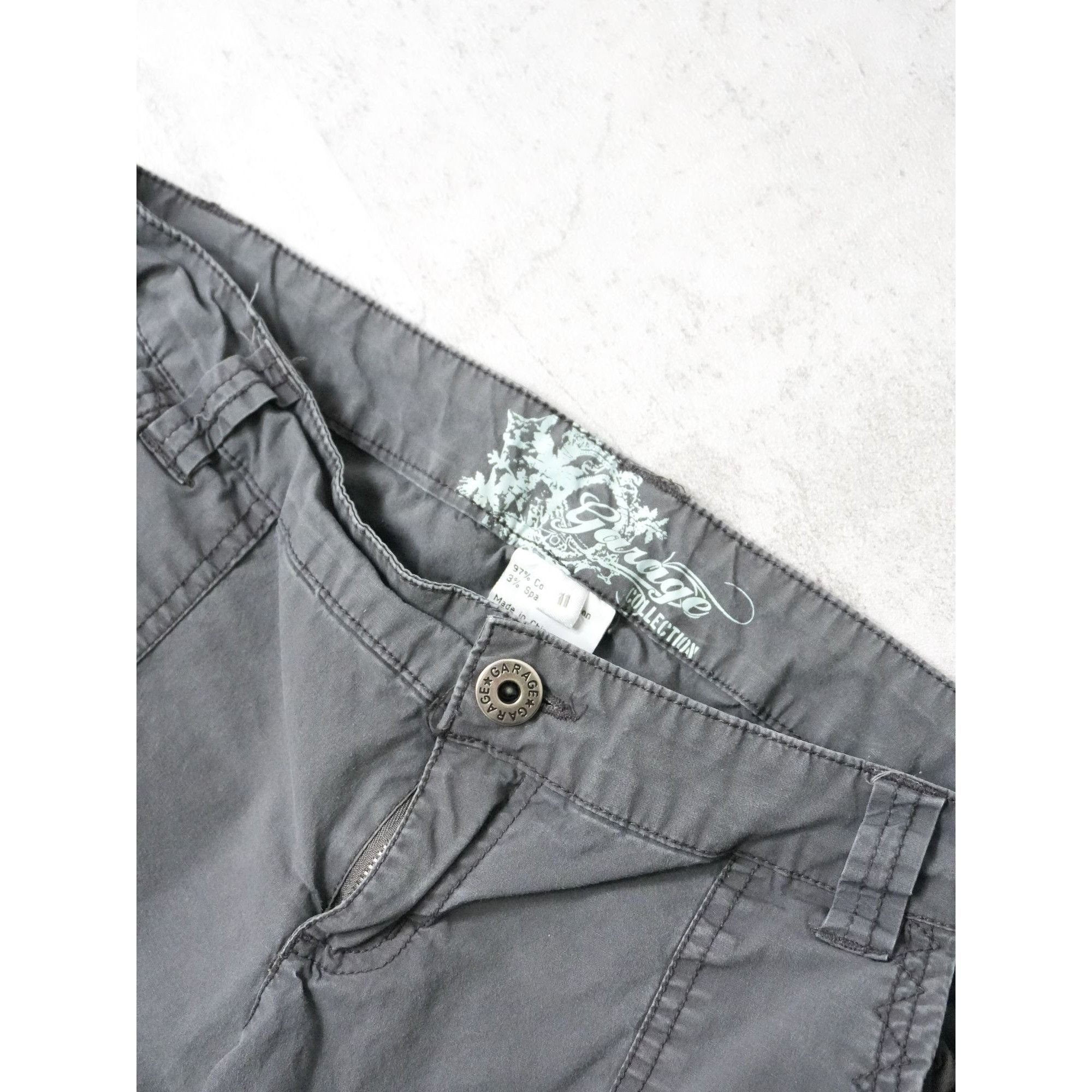 Other Y2k Gray Low Rise Cargo Pants Size US 34 / EU 50 - 3 Thumbnail