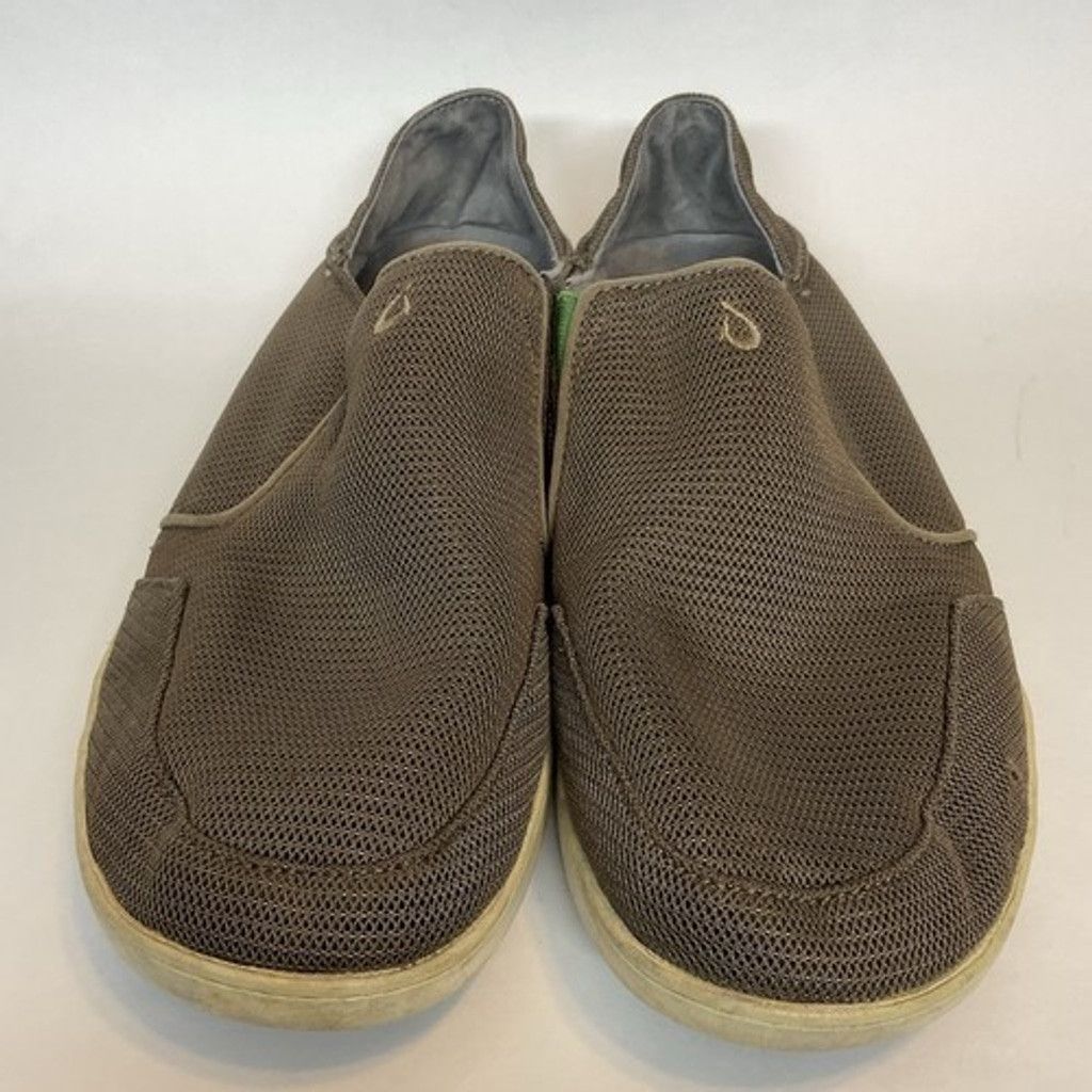 Olukai OluKai Nohea Mesh Brown Lime Peel Loafer Shoes Men 13M Size US 13 / EU 46 - 6 Thumbnail