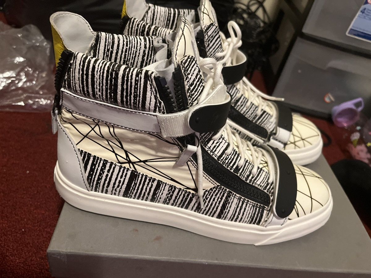 Giuseppe Zanotti Giusseppe Zanotti High Top Sneakers Size US 12 / EU 45 - 1 Thumbnail
