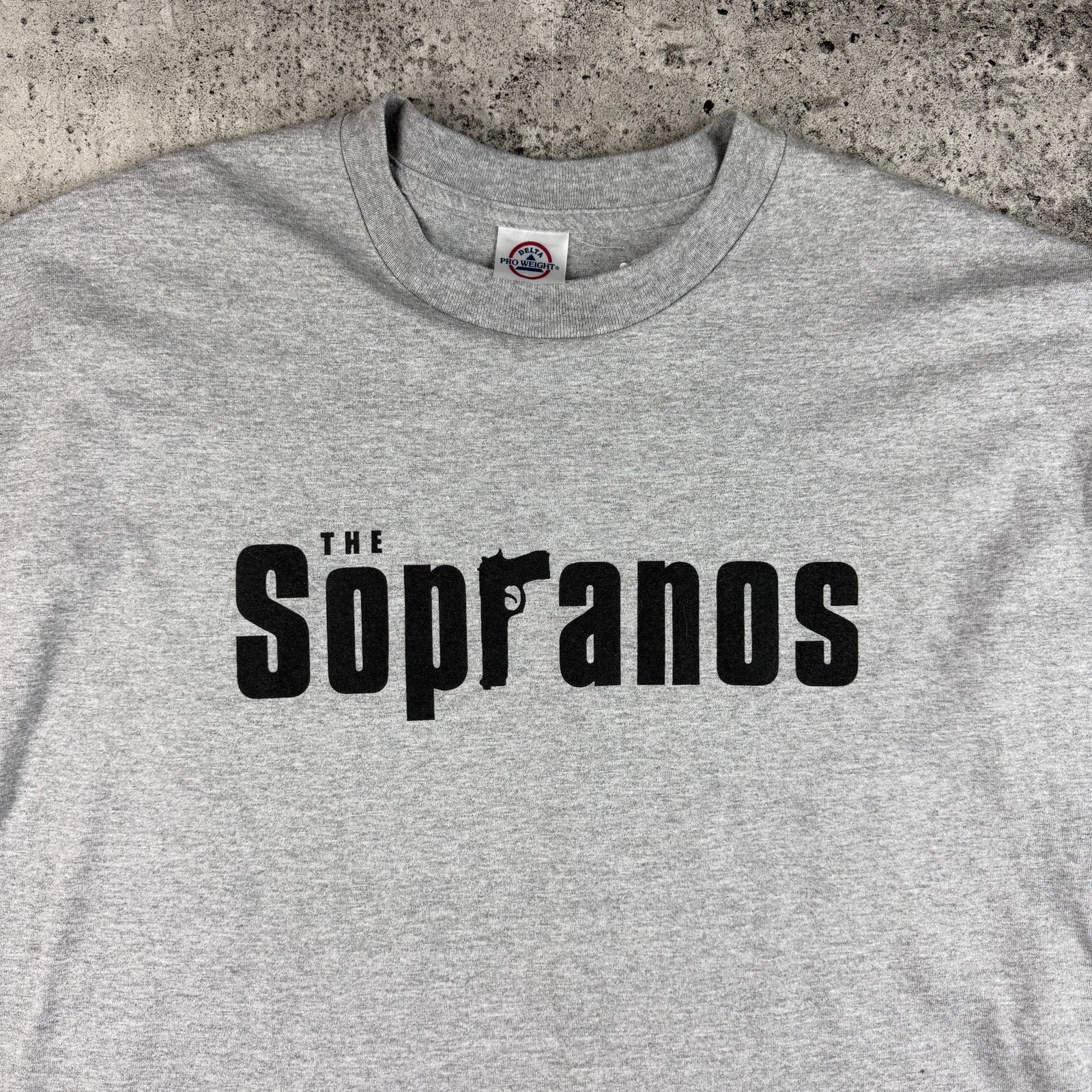 Delta Vintage Sopranos Shirt HBO TV Show Promo size XL 22x29.5 Size US XL / EU 56 / 4 - 2 Thumbnail