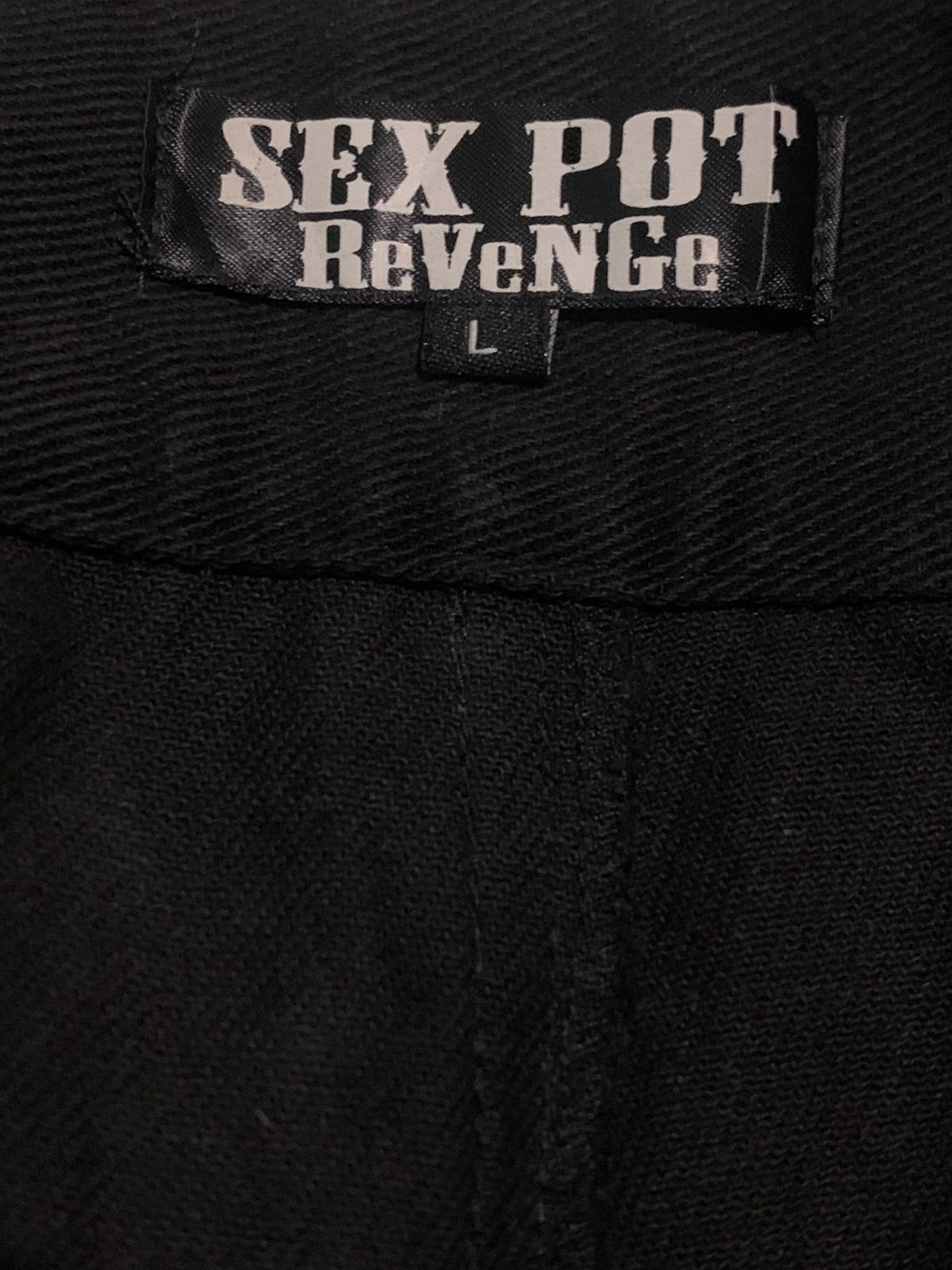 If Six Was Nine Sex pot revenge punk poem bondage pants Size US 34 / EU 50 - 4 Thumbnail