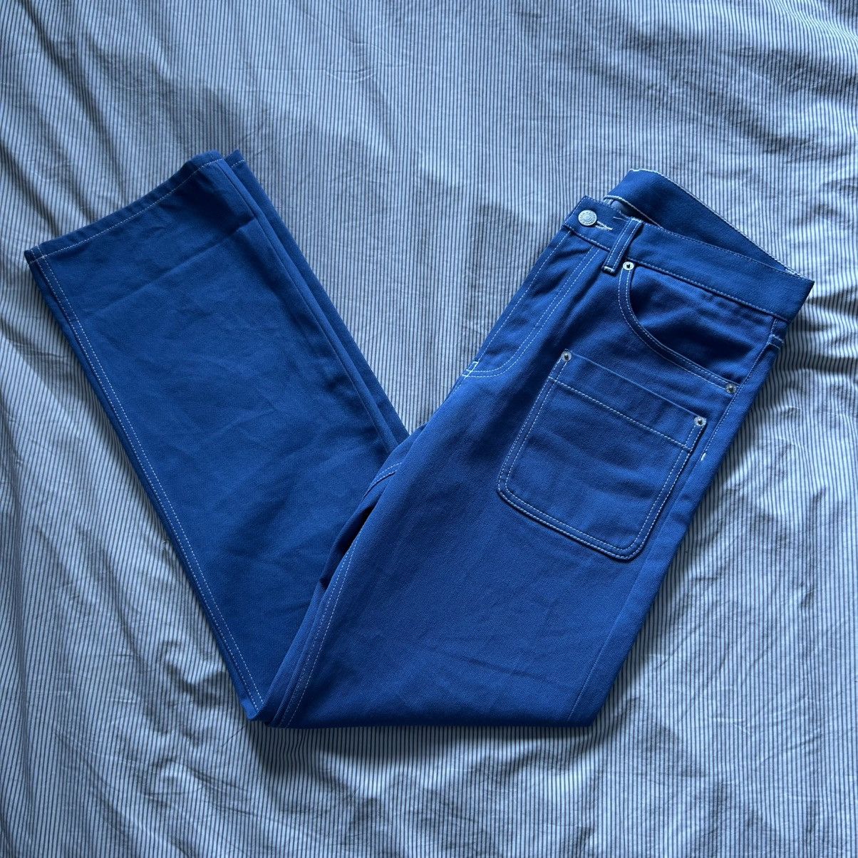 Dries Van Noten Dries Van Noten PANTHERO Blue Denim Pants Size US 32 / EU 48 - 6 Thumbnail