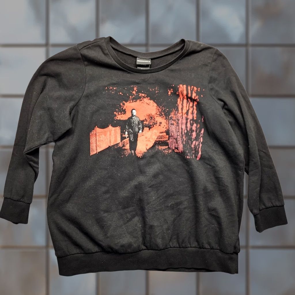 Vintage Halloween II Crewneck Sweatshirt Mens XL Black Michael Myers Size US XL / EU 56 / 4 - 1 Thumbnail
