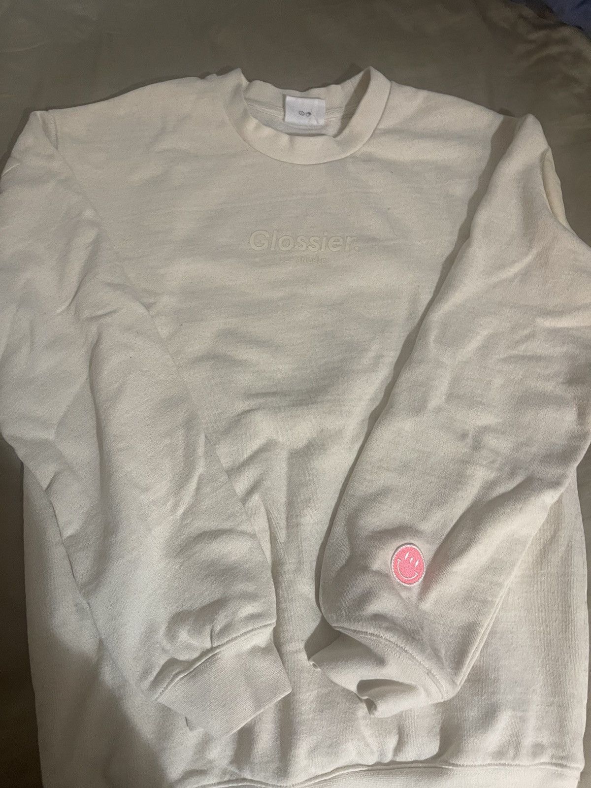 Other Glossier Puff Print Los Angeles Exclusive Beige Crewneck Size S / US 4 / IT 40 - 1 Thumbnail