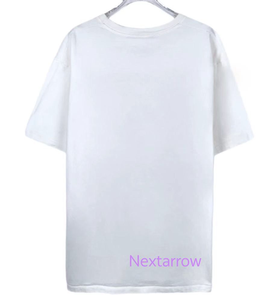 Balenciaga Balenciaga logo lock print round neck white cotton short s Size US L / EU 52-54 / 3 - 2 Thumbnail