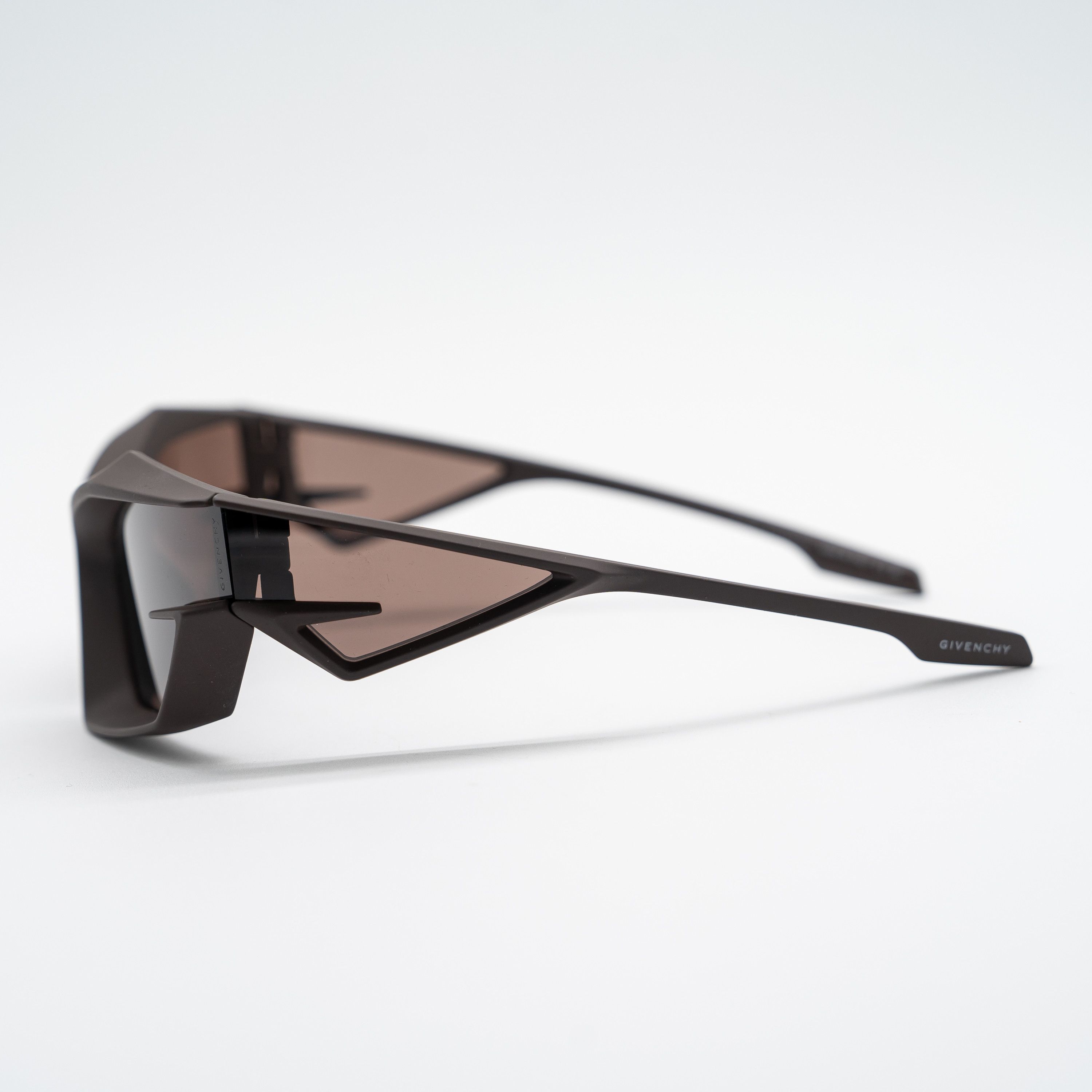 Givenchy Givenchy Giv Cut Shield Sunglasses Brown Unisex Size ONE SIZE - 4 Thumbnail
