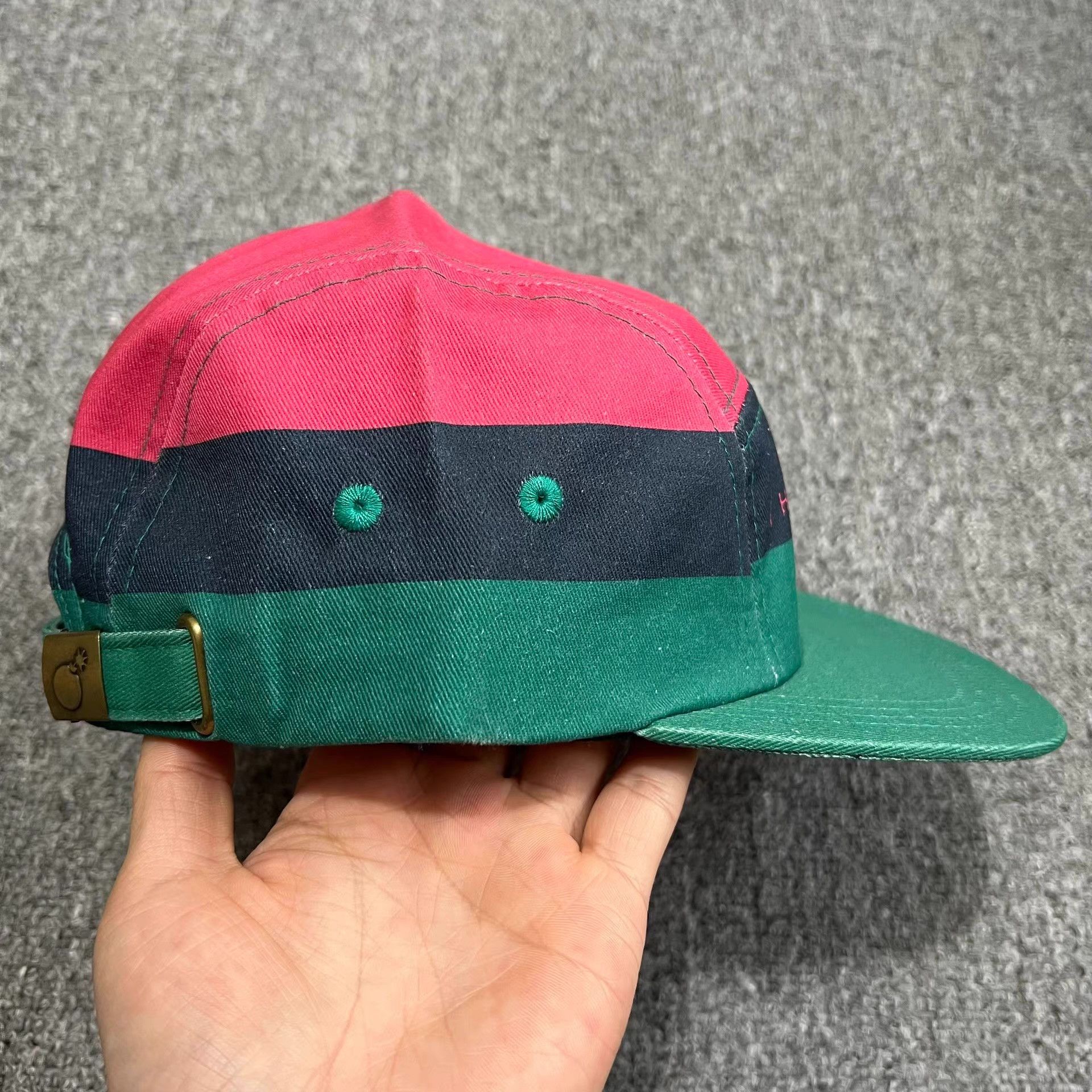 The Hundreds The Hundreds Bomb Vintage 5-Panel Baseball Visor Q7 Size ONE SIZE - 8 Thumbnail