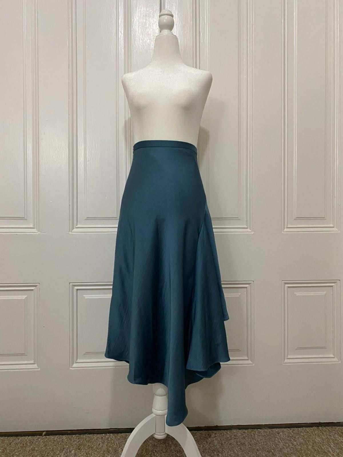 Other LANE JT Victorious Silk Midi Skirt + Backscarf Top (MEDIUM) Size M / US 6-8 / IT 42-44 - 3 Thumbnail
