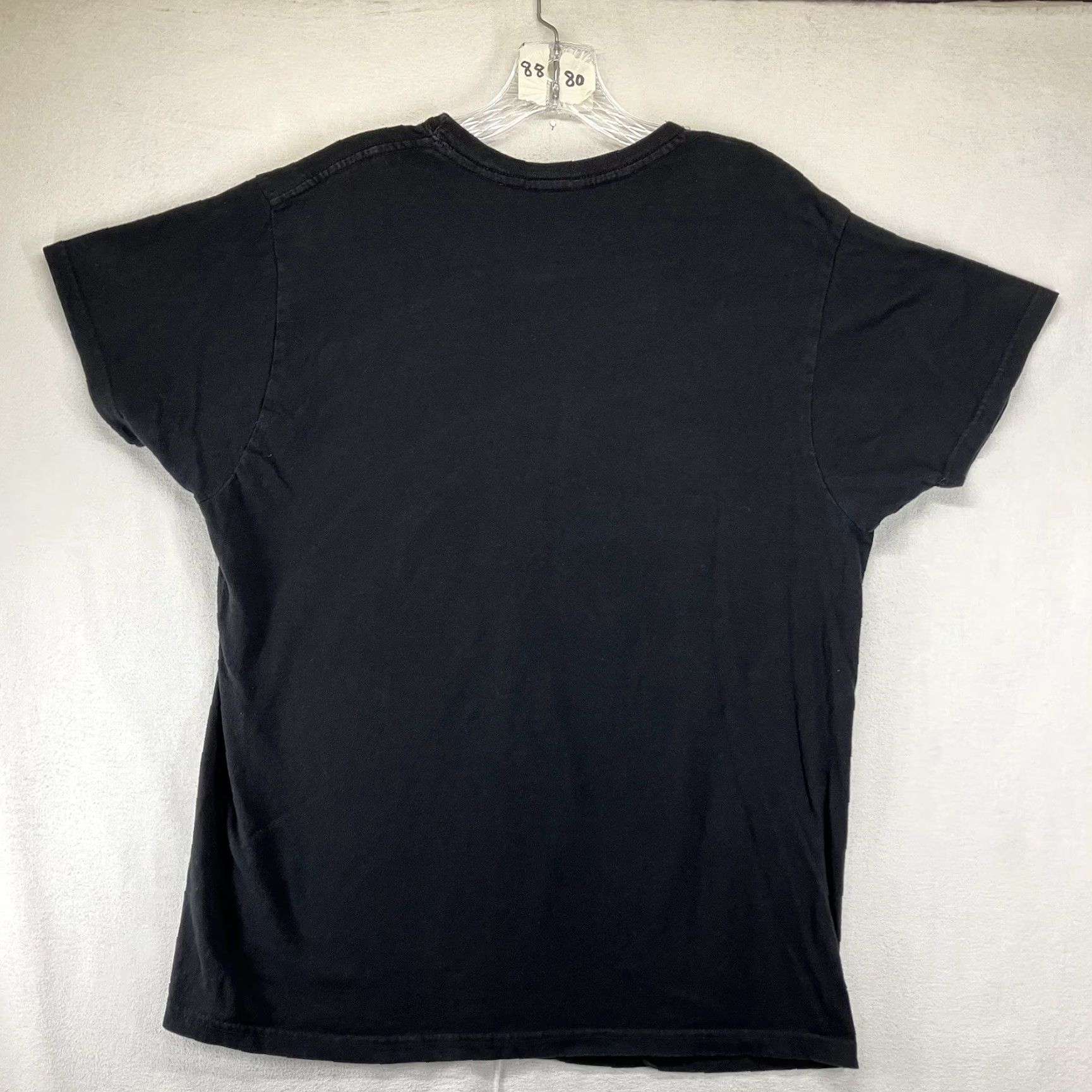 Vintage ELVIS PRESLEY Shirt Womens Large Black Crew Neck Short Sleeve Graphic 60s 70s Music Band Casual Size L / US 10 / IT 46 - 2 Thumbnail