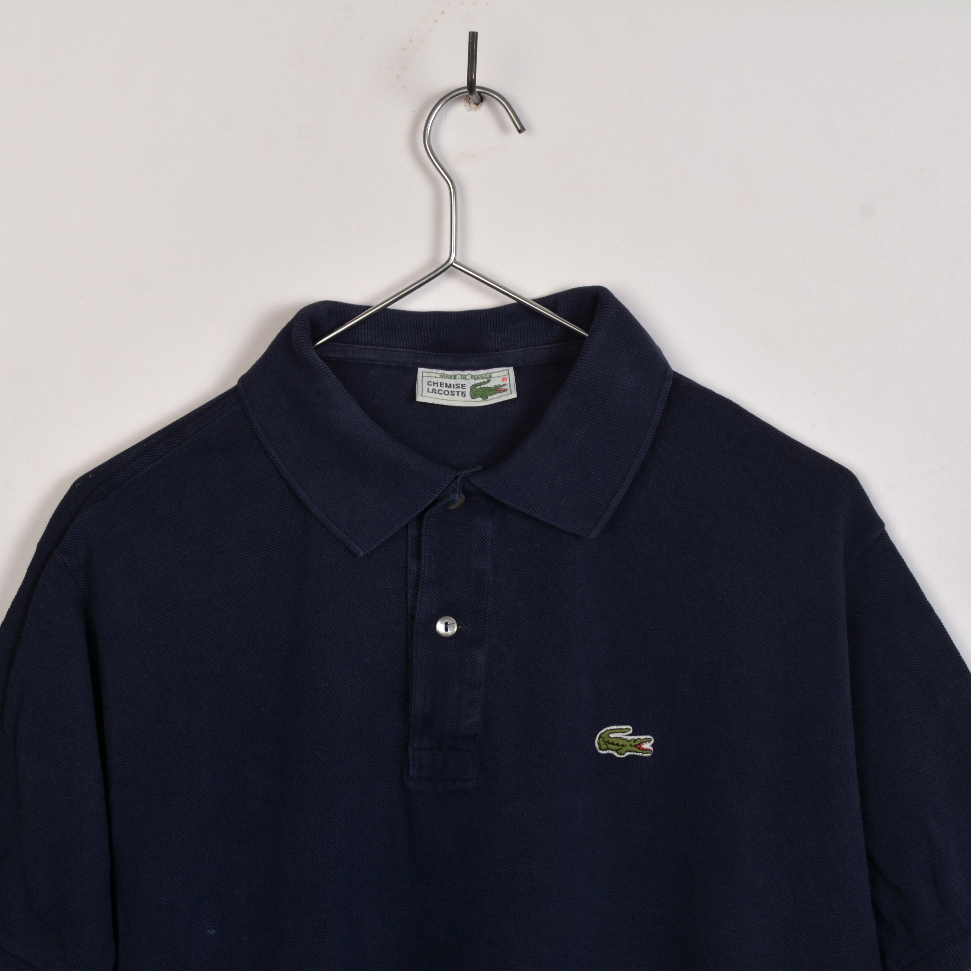 Lacoste Vintage T-shirt polo Lacoste France circa 1980 (1019) Size US S / EU 44-46 / 1 - 4 Thumbnail