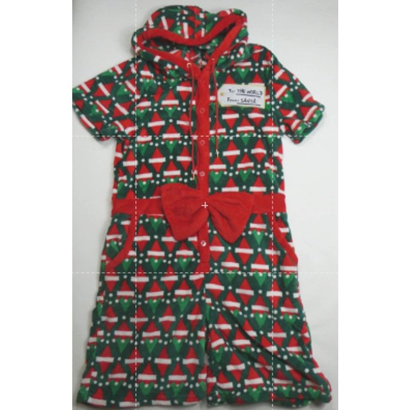 The Unbranded Brand Blizzard Bay Santa Hat men's Ugly Christmas Romper, small Size US S / EU 44-46 / 1 - 1 Thumbnail