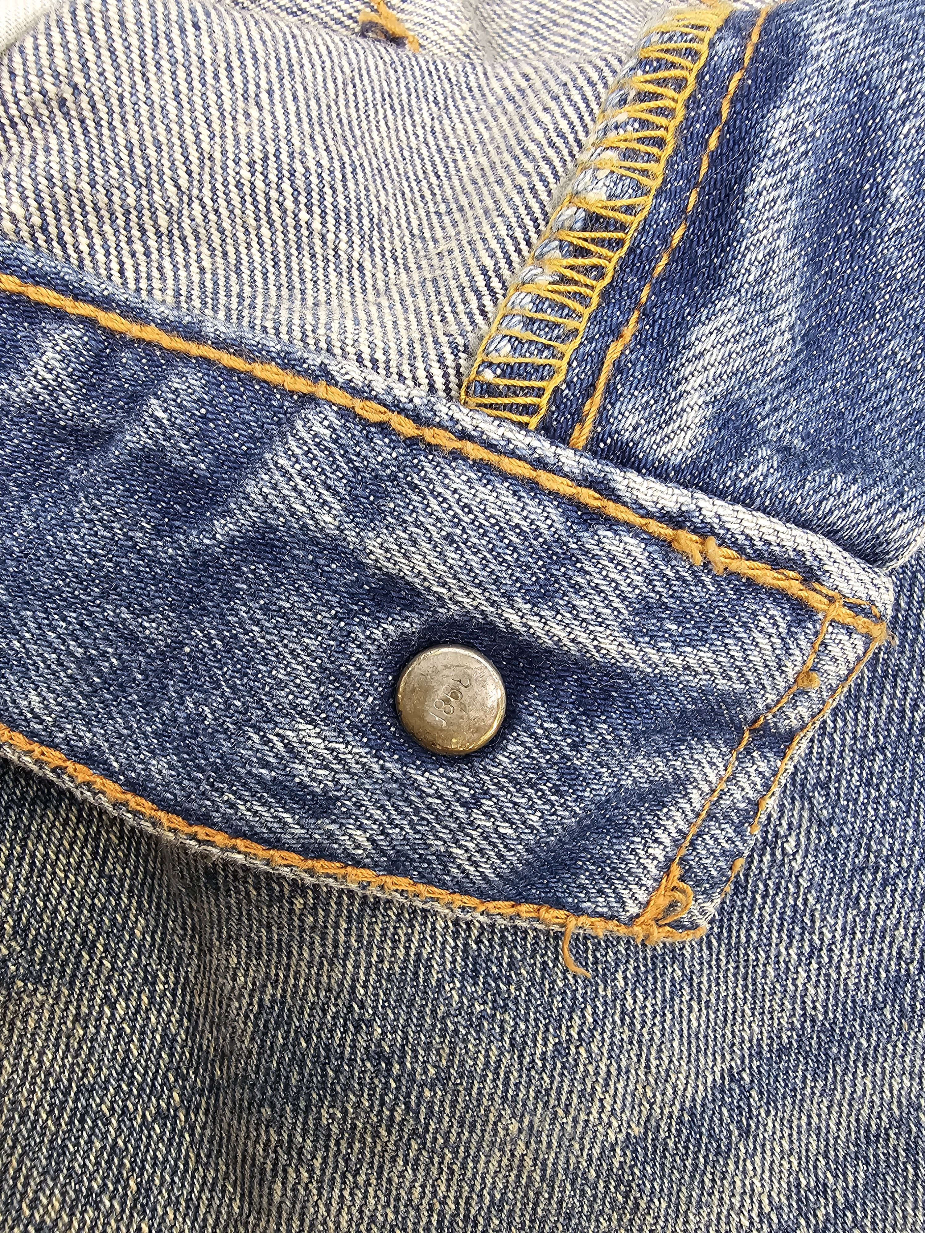 Levi's Vintage Clothing Vtg Levis 503 Rusty Faded Ripped Jeans Size 32X32 L0417 Size US 32 / EU 48 - 12 Thumbnail