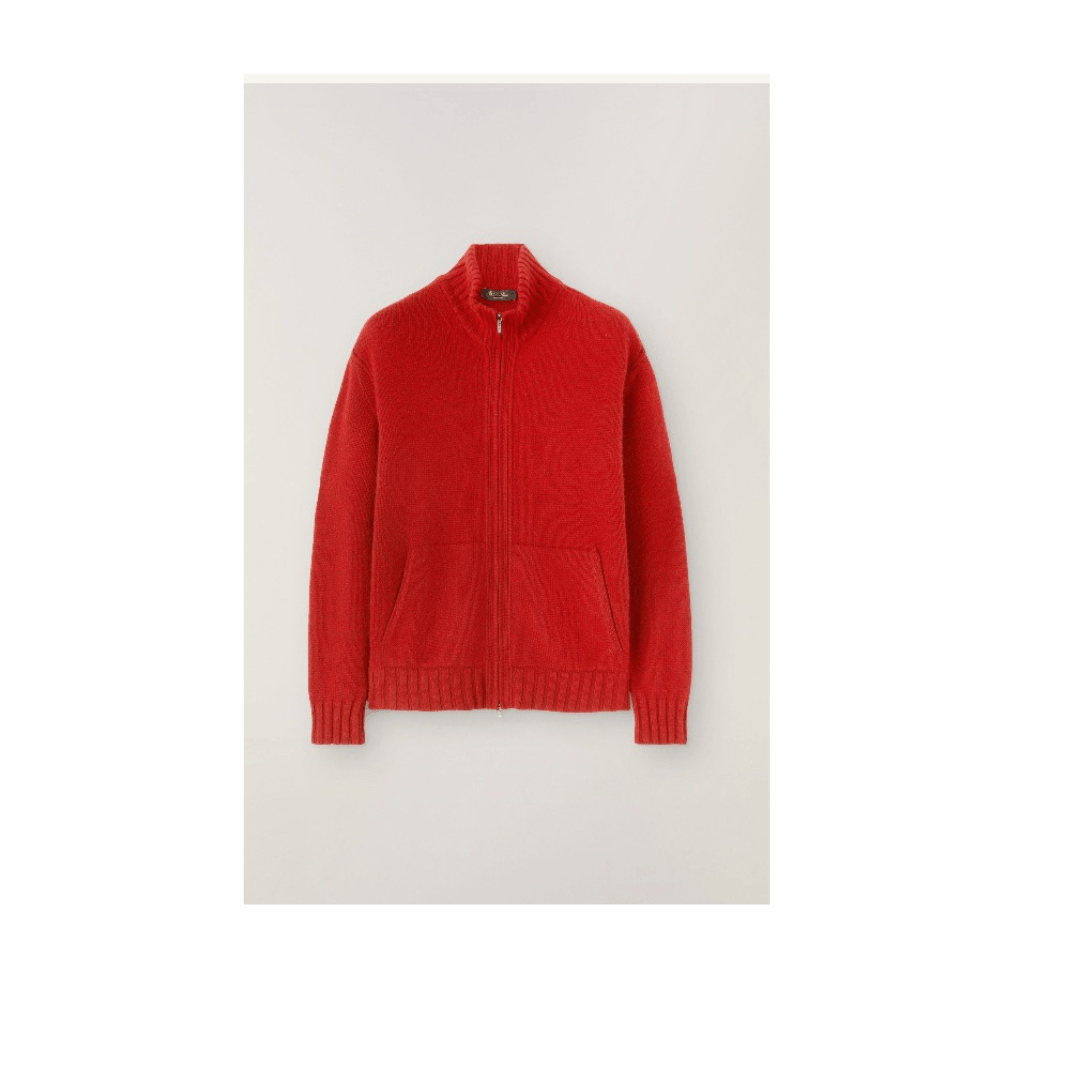 Loro Piana o1srvl11e1224 Snow Wander Bomber Jacket in Red Size US M / EU 48-50 / 2 - 1 Thumbnail
