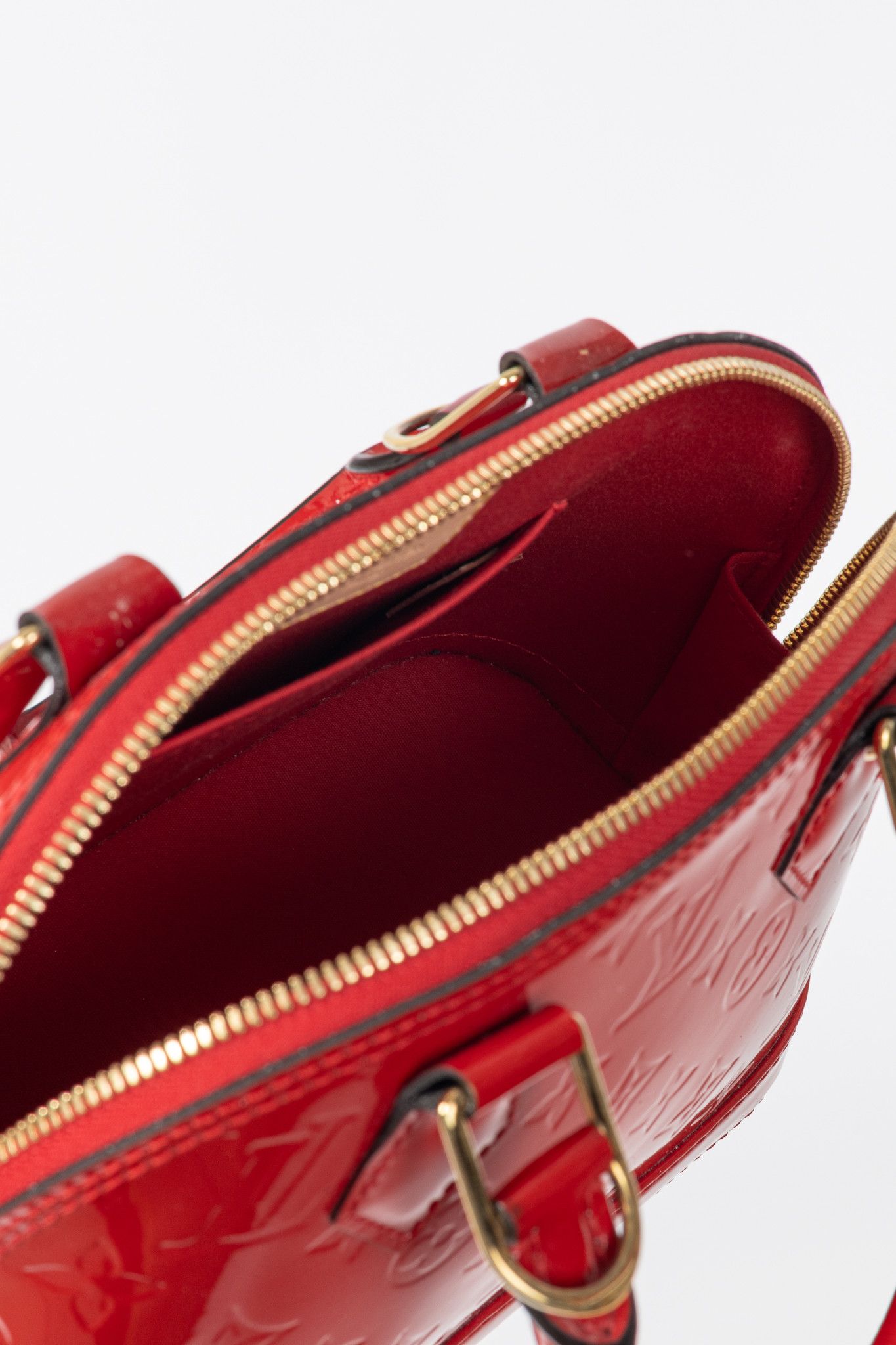 Louis Vuitton Louis Vuitton Alma BB Cerise Monogram Vernis Tote Size ONE SIZE - 12 Thumbnail