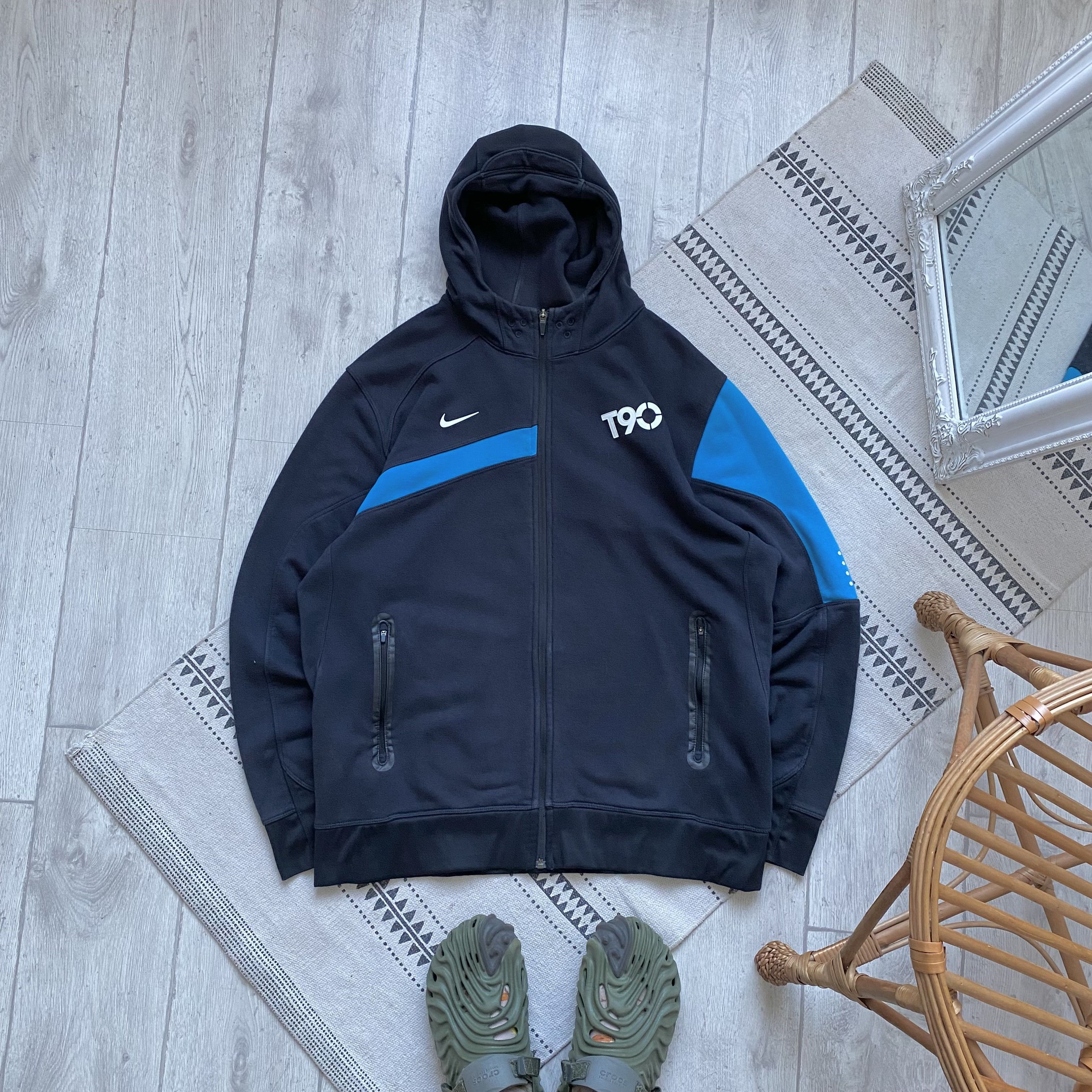 💣 Drill Nike T90 Zip up Hoodie Vintage Shox Tn