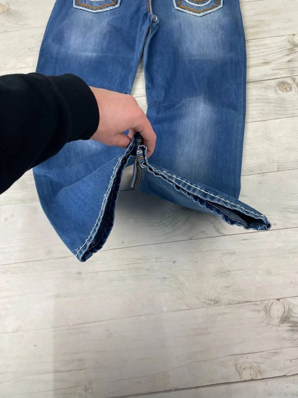 True Religion Vintage True Religion Billy Super Big T Baggy Denim Jeans Size US 40 / EU 56 - 16 Thumbnail