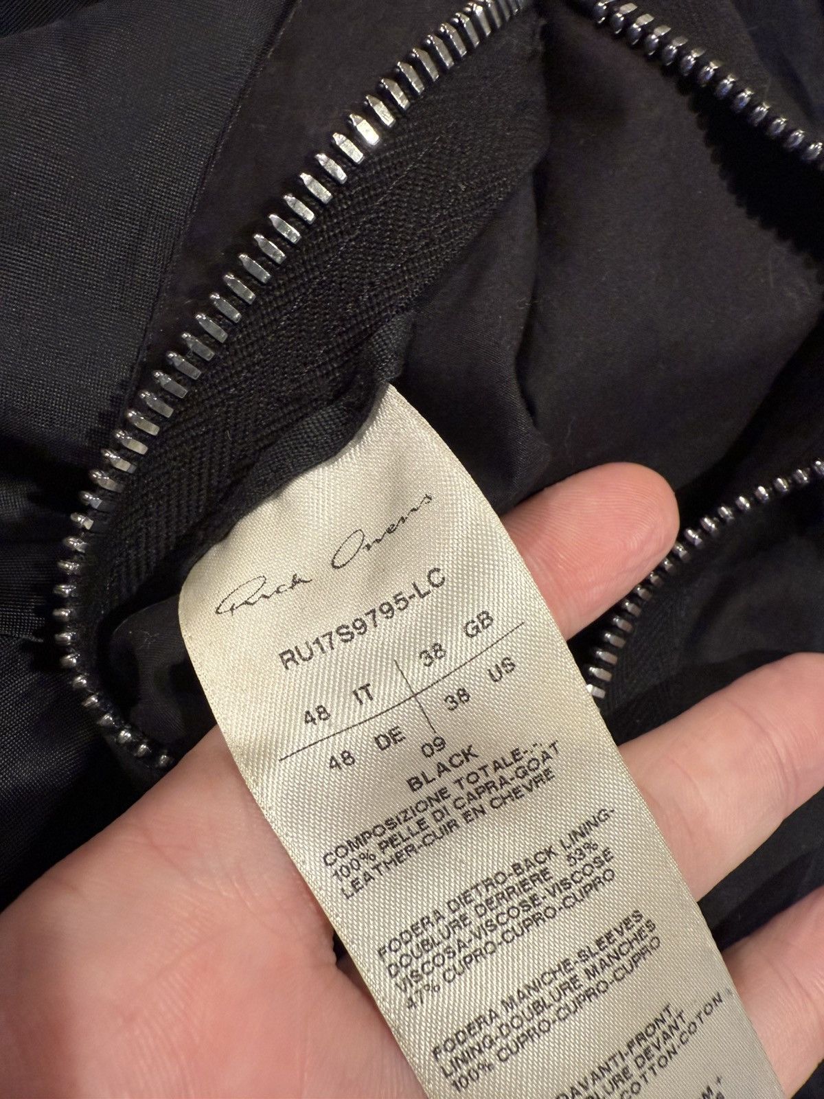 Rick Owens SS17 Rick Owens Walrus Cropped Leather Jacket Size US M / EU 48-50 / 2 - 6 Thumbnail
