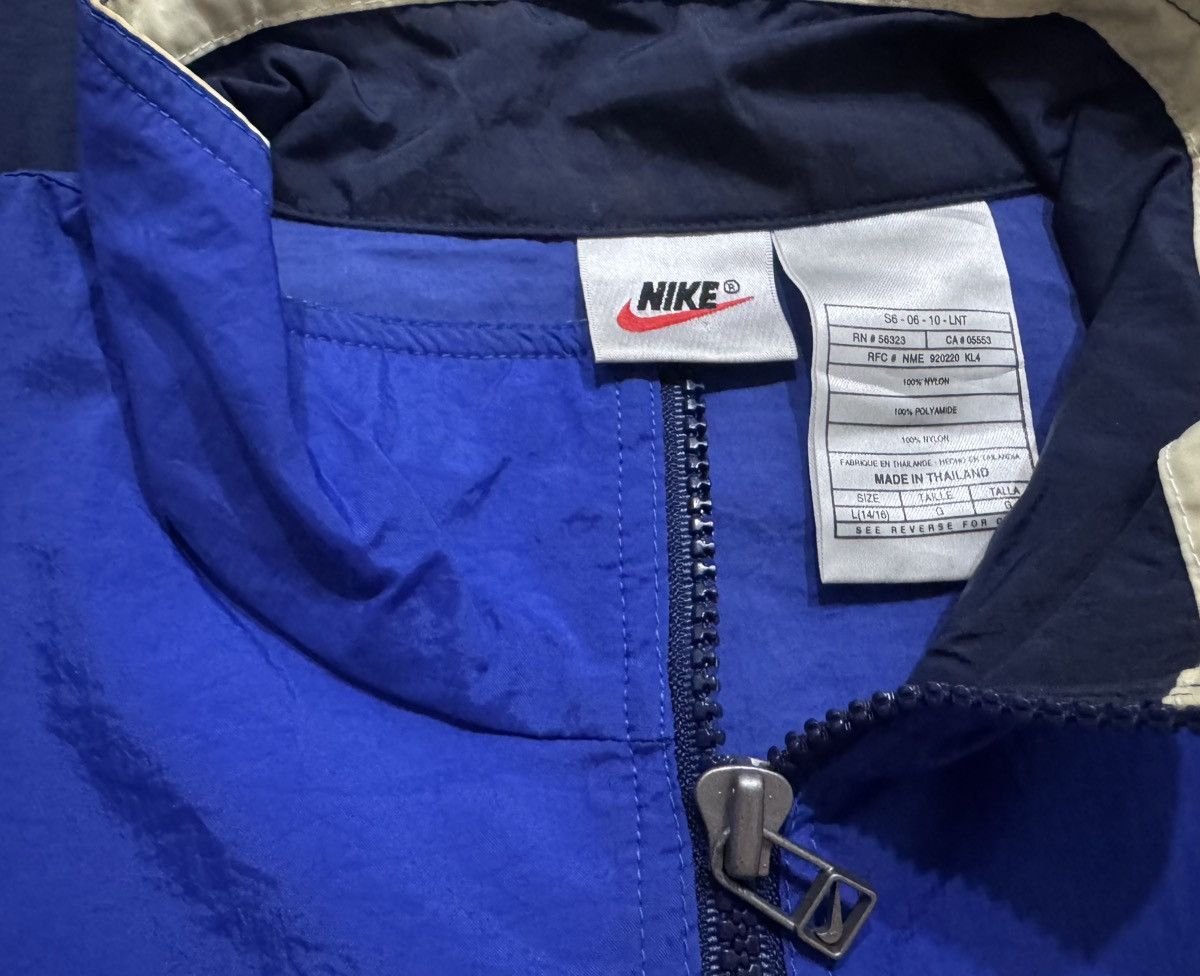 Nike × Vintage Vintage 90’s Nike Half Zipper Windbreaker Size US S / EU 44-46 / 1 - 3 Thumbnail