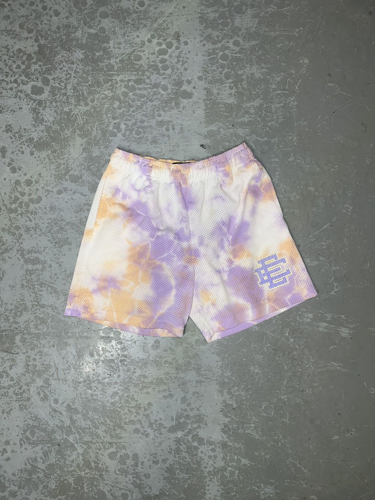Eric Emanuel Eric Emanuel EE Basic Short 'Lavender Tie Dye/Blue' size M Size US 32 / EU 48 - 1 Thumbnail