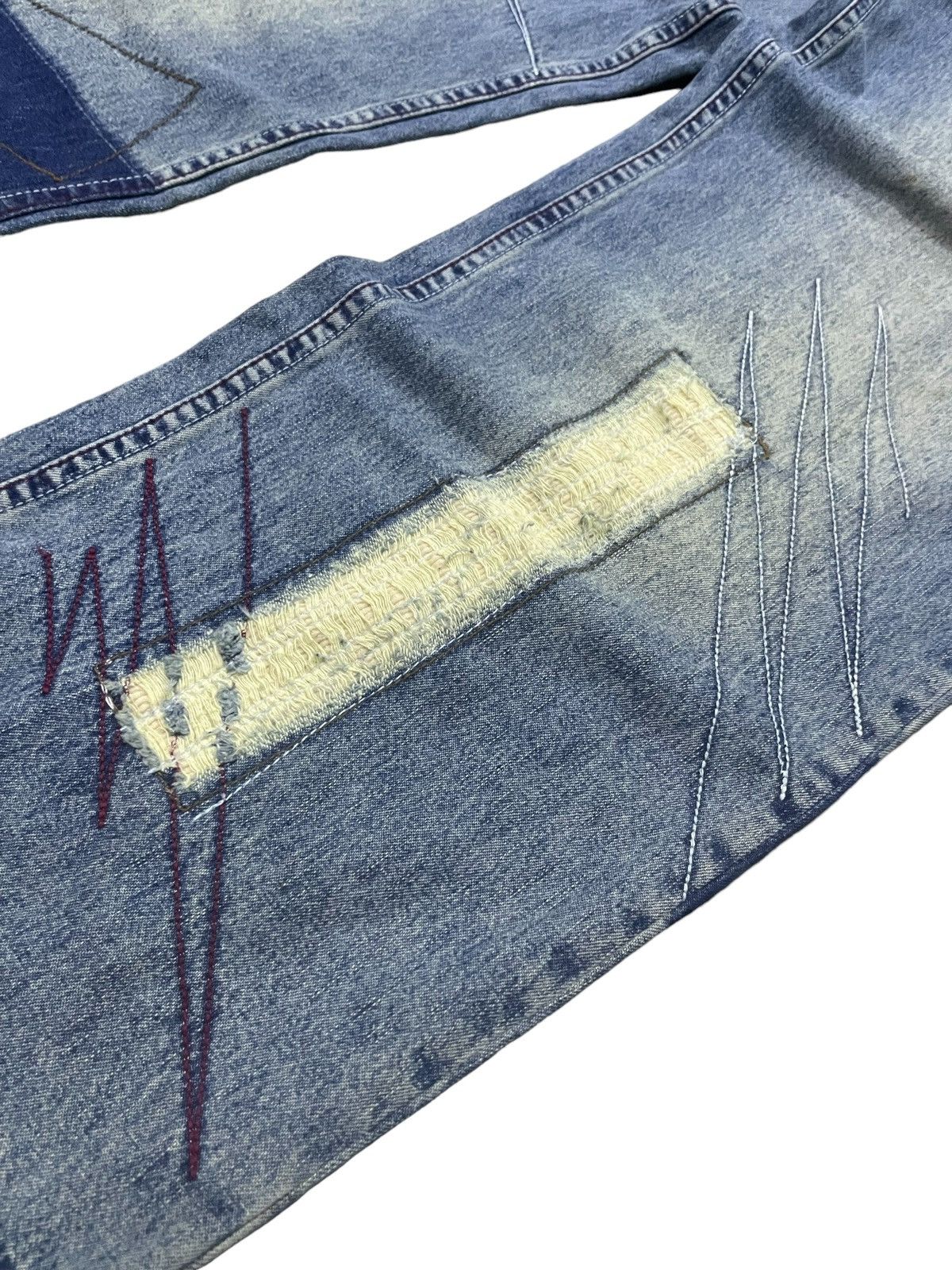 JNCO × Southpole Y2K Paco Baggy Massive Deconstructed Rap Hip Hop Jeans Denim Size US 30 / EU 46 - 13 Thumbnail