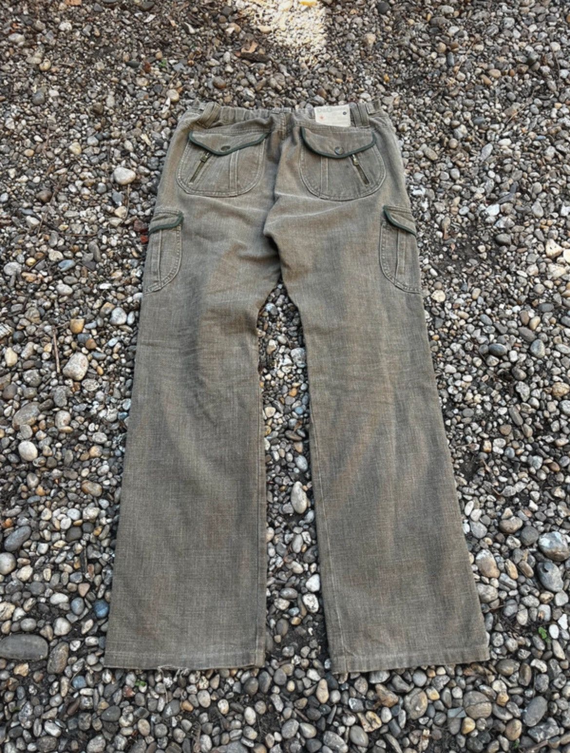 Dolce & Gabbana × Vintage AW2004 Dolce & Gabbana Grey Army Cargo Pants Size US 32 / EU 48 - 2 Thumbnail