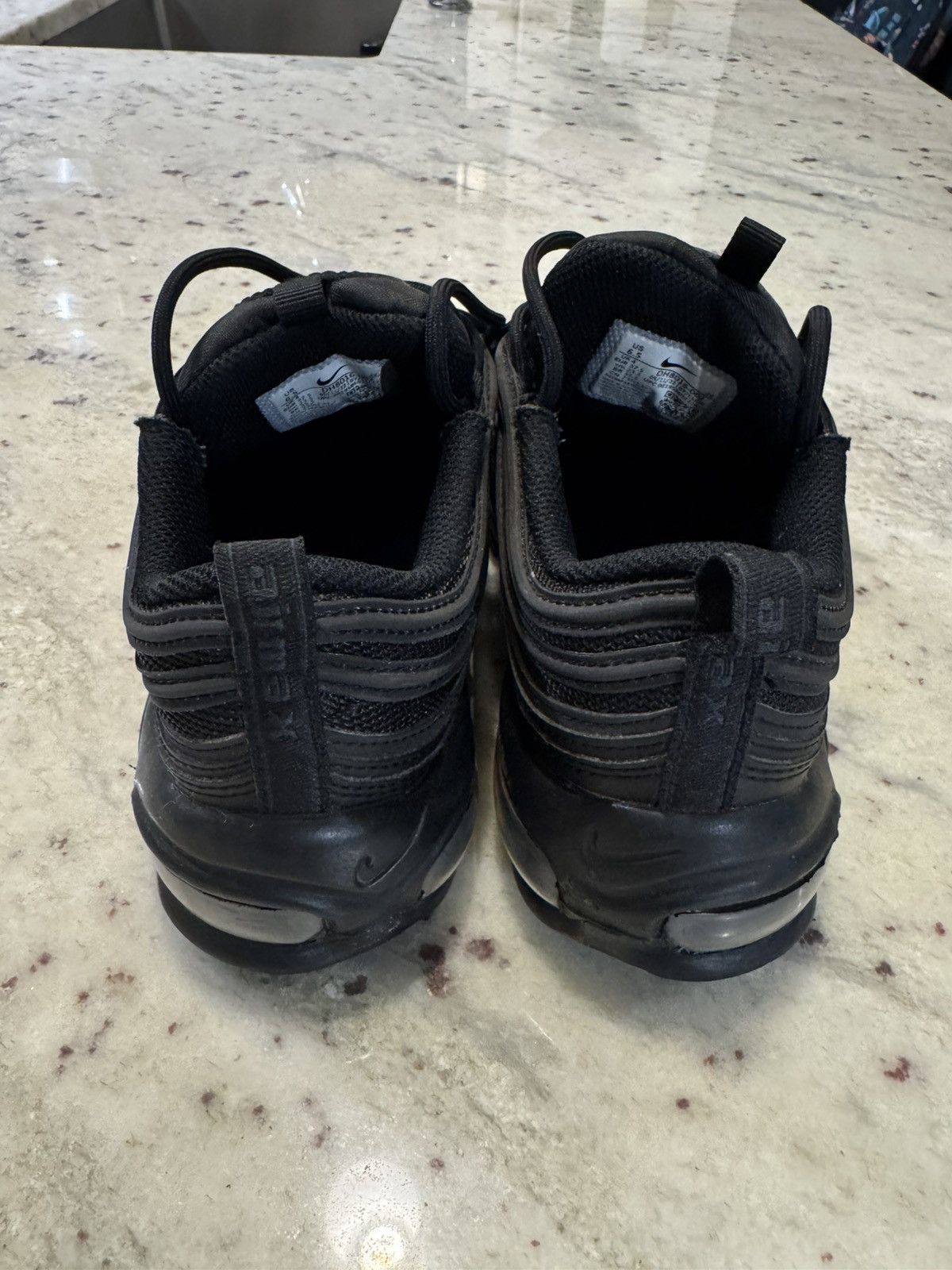 Nike Nike Air Max 97 ‘Triple Black’ Size US 6.5 / EU 39-40 - 7 Thumbnail