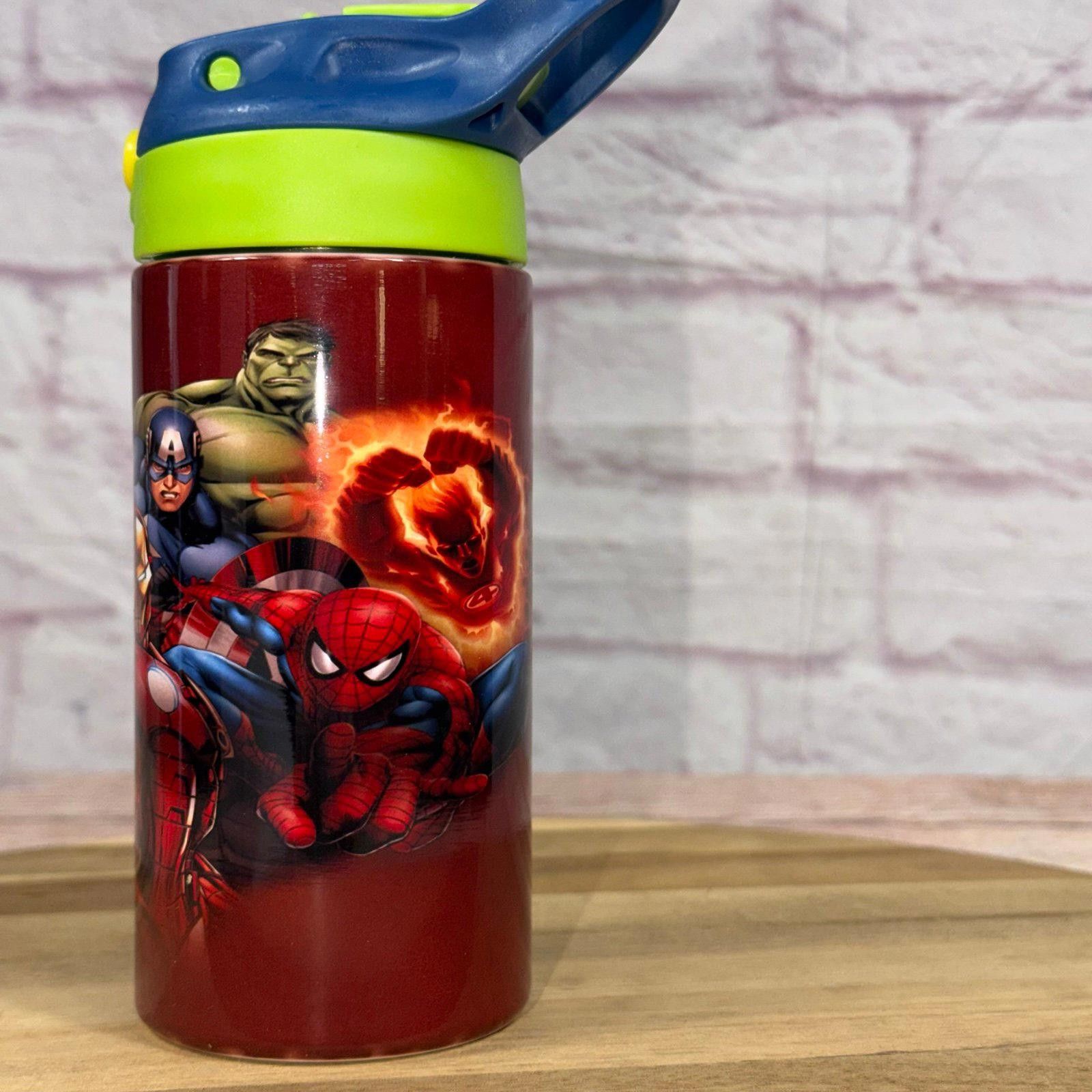 Handmade Marvel Avengers Sublimated Water Bottle New Size ONE SIZE - 4 Thumbnail