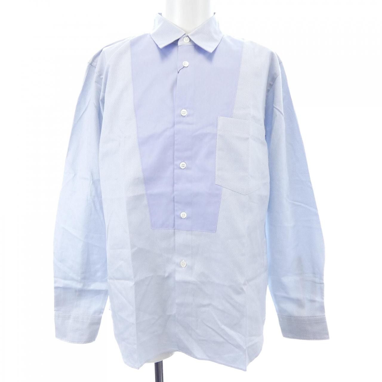 Comme des Garcons Comme des Garçons Comme des Garcons Homme Cotton Shirt Textile Dress Shirt DT-B031 DUTY FREE for USA Size ONE SIZE - 1 Thumbnail