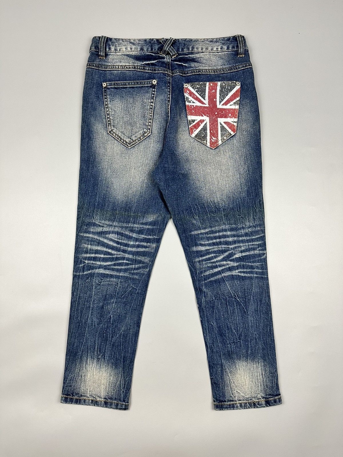 If Six Was Nine Britpop Crux London British Whiskered Denim Size US 32 / EU 48 - 2 Thumbnail
