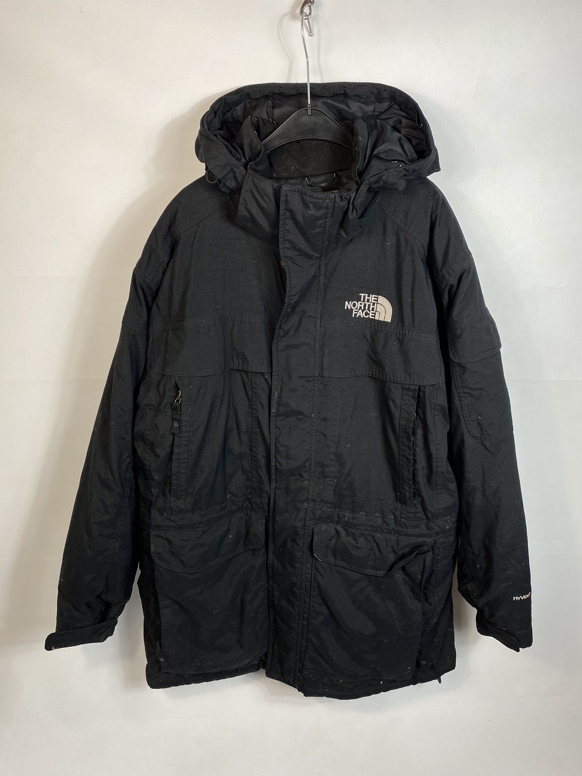 image of The North Face Mcmurdo Expedition Parka Down Jacket in Black, Men's (Size Medium)