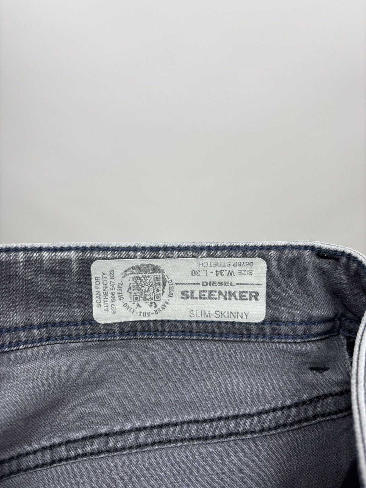 Diesel Mens jeans Diesel Size 34 Color Gray Size US 34 / EU 50 - 10 Thumbnail