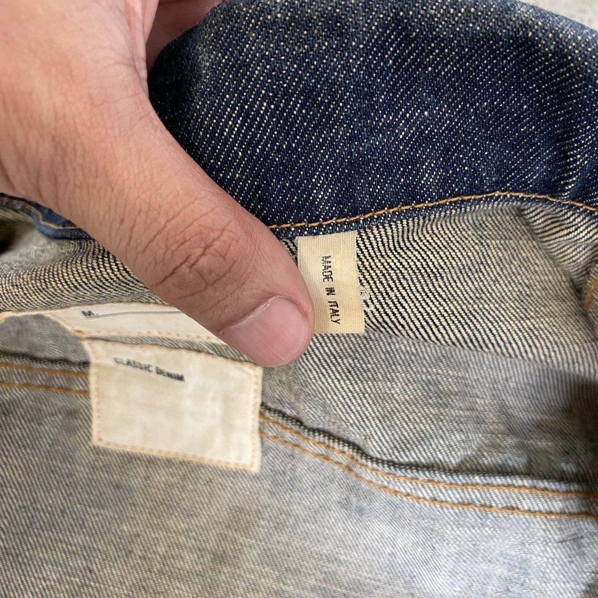 Helmut Lang Archive Helmut Lang Type 1 Single Pocket Denim Jacket Size US M / EU 48-50 / 2 - 18 Thumbnail