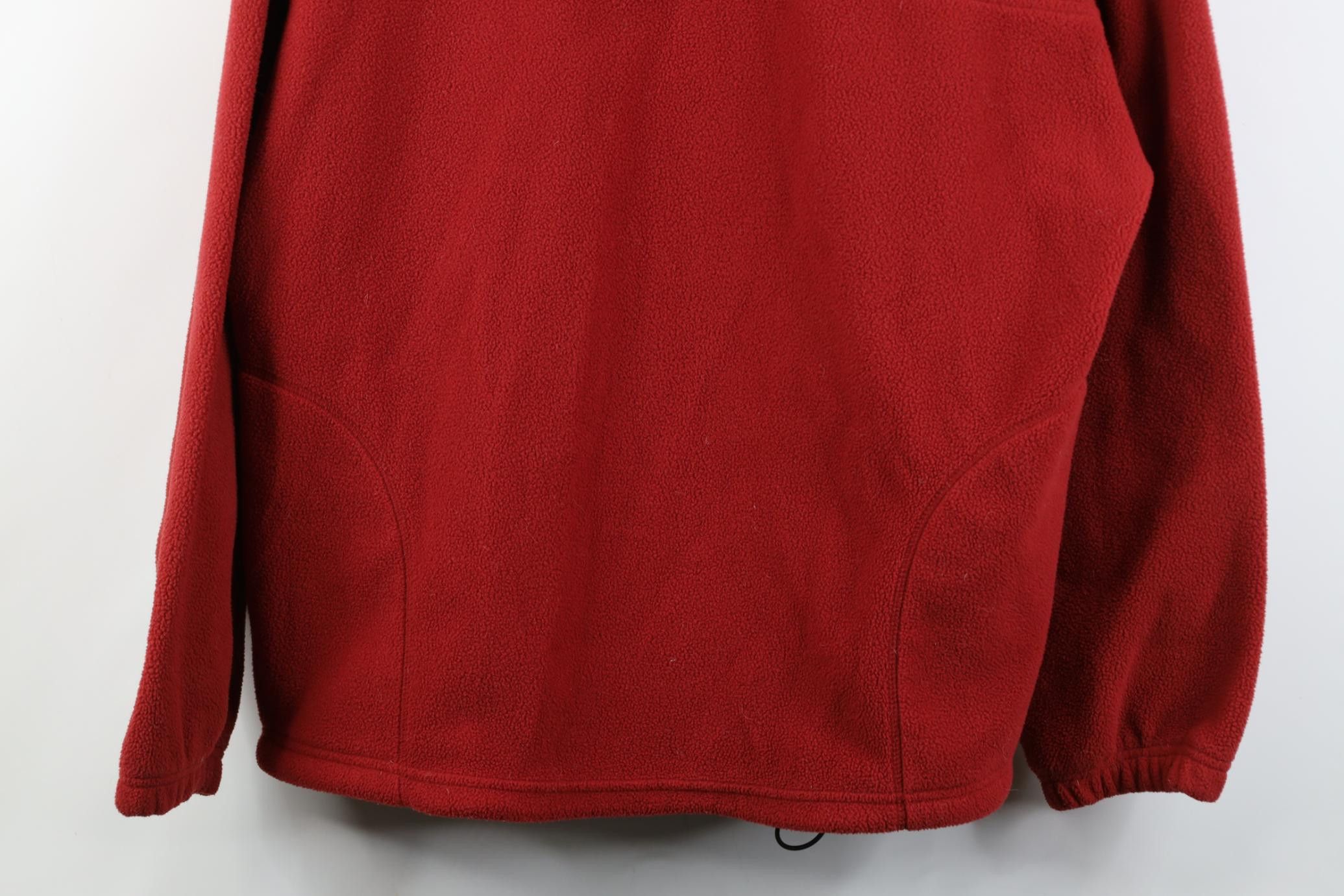 Cabelas Vintage 90s Cabelas 1/4 Zip Fleece Hoodie Sweatshirt Red Size US L / EU 52-54 / 3 - 3 Thumbnail