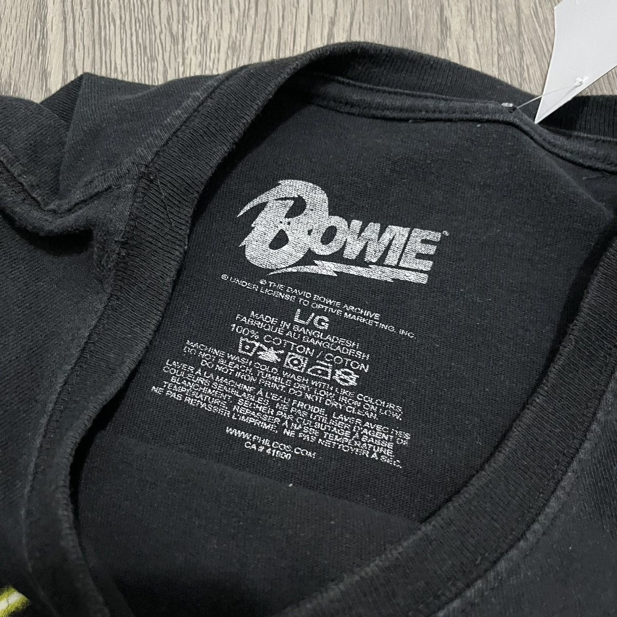 Band Tees David Bowie "Space Oddity" Tee Size US L / EU 52-54 / 3 - 4 Thumbnail