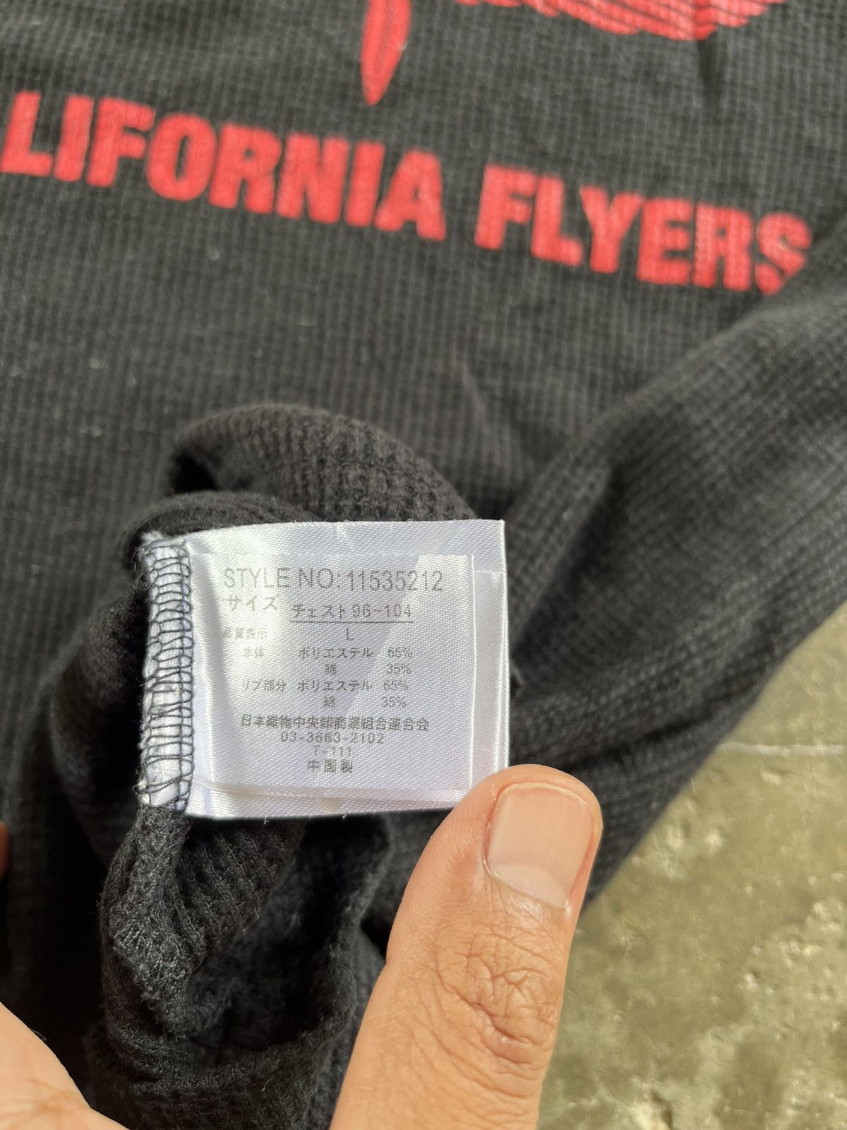 Japanese Brand ⚡️USAAF California Flyers Big Logo Long Sleeve Size M / US 6-8 / IT 42-44 - 4 Thumbnail
