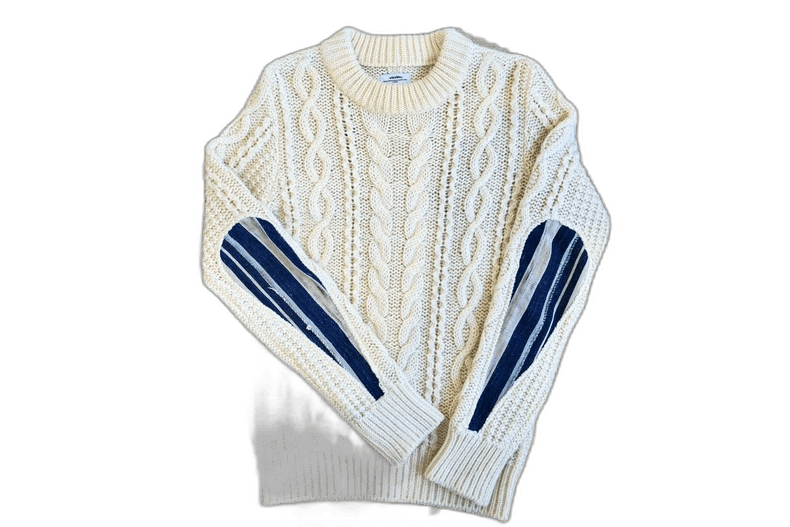 Visvim visvim fisherman knit sweater in ivory white Size US S / EU 44-46 / 1 - 1 Thumbnail