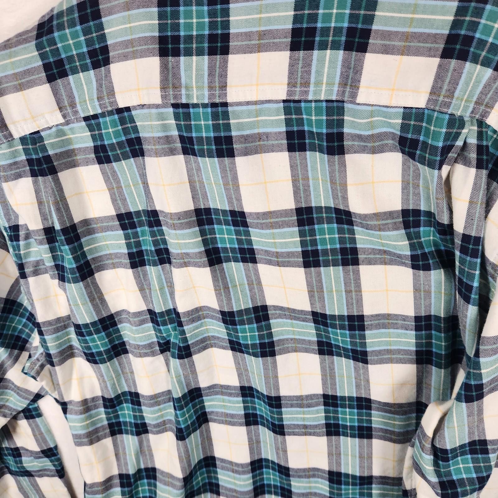 Izod Izod Blue Plaid Long Sleeve Button Down Shirt Size 2XL Size US XXL / EU 58 / 5 - 9 Thumbnail