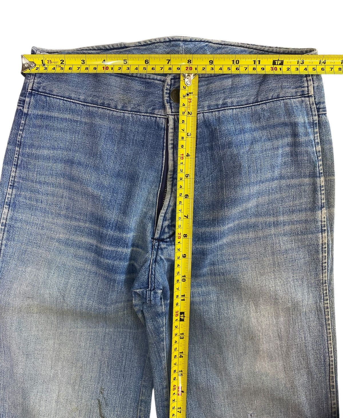 Japanese Brand Japanese Brand Retro Distressed Style Wide-Leg Jeans Size US 28 / EU 44 - 9 Thumbnail