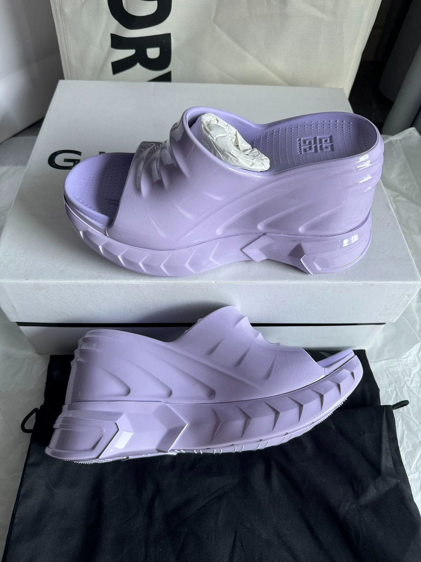 Givenchy Givenchy Marshmallow Wedge Slippers Lavender 35/36/38/39/40 Size US 4.5 / IT 34.5 - 5 Thumbnail