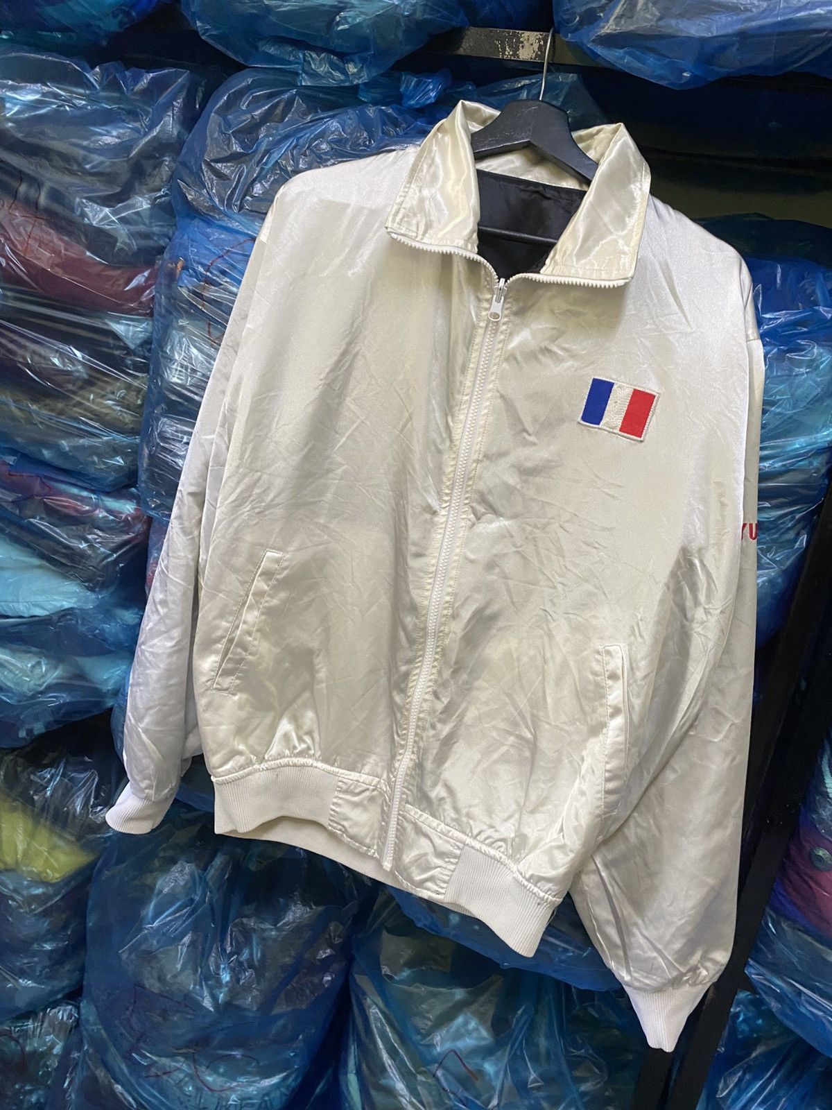 Vintage VINTAGE LA CIEL BLUE SATIN JACKET MADE IN JAPAN Size US L / EU 52-54 / 3 - 5 Thumbnail