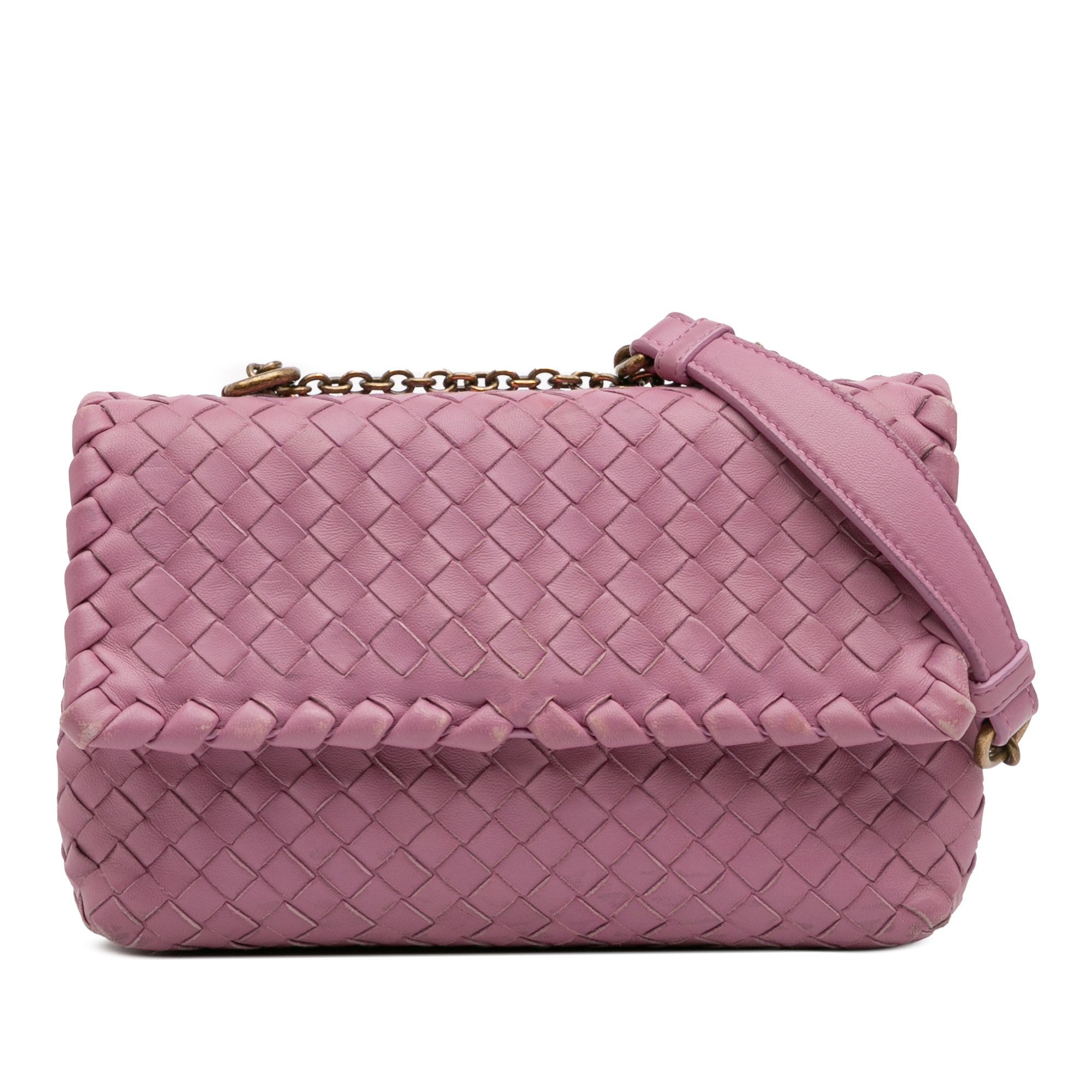 Bottega Veneta Bottega Veneta Baby Nappa Intrecciato Olimpia Crossbody Size ONE SIZE - 1 Thumbnail